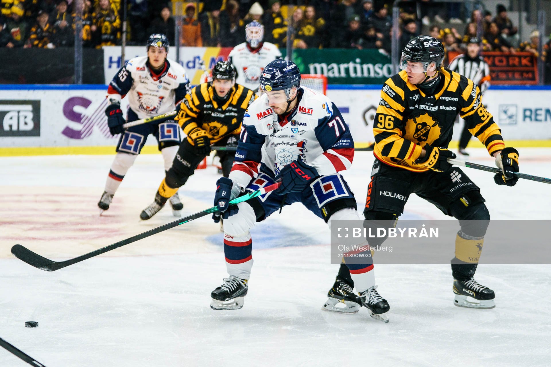 Linköpings Robert Lantosi och Skellefteås Rickard Hugg