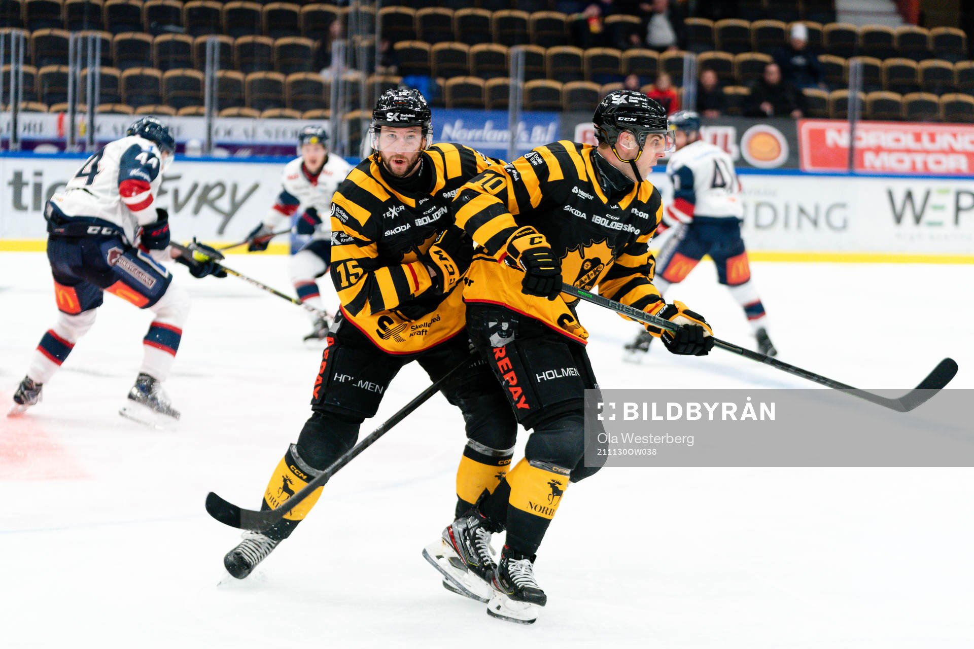 Skellefteås Melker Karlsson och Joakim Lindström