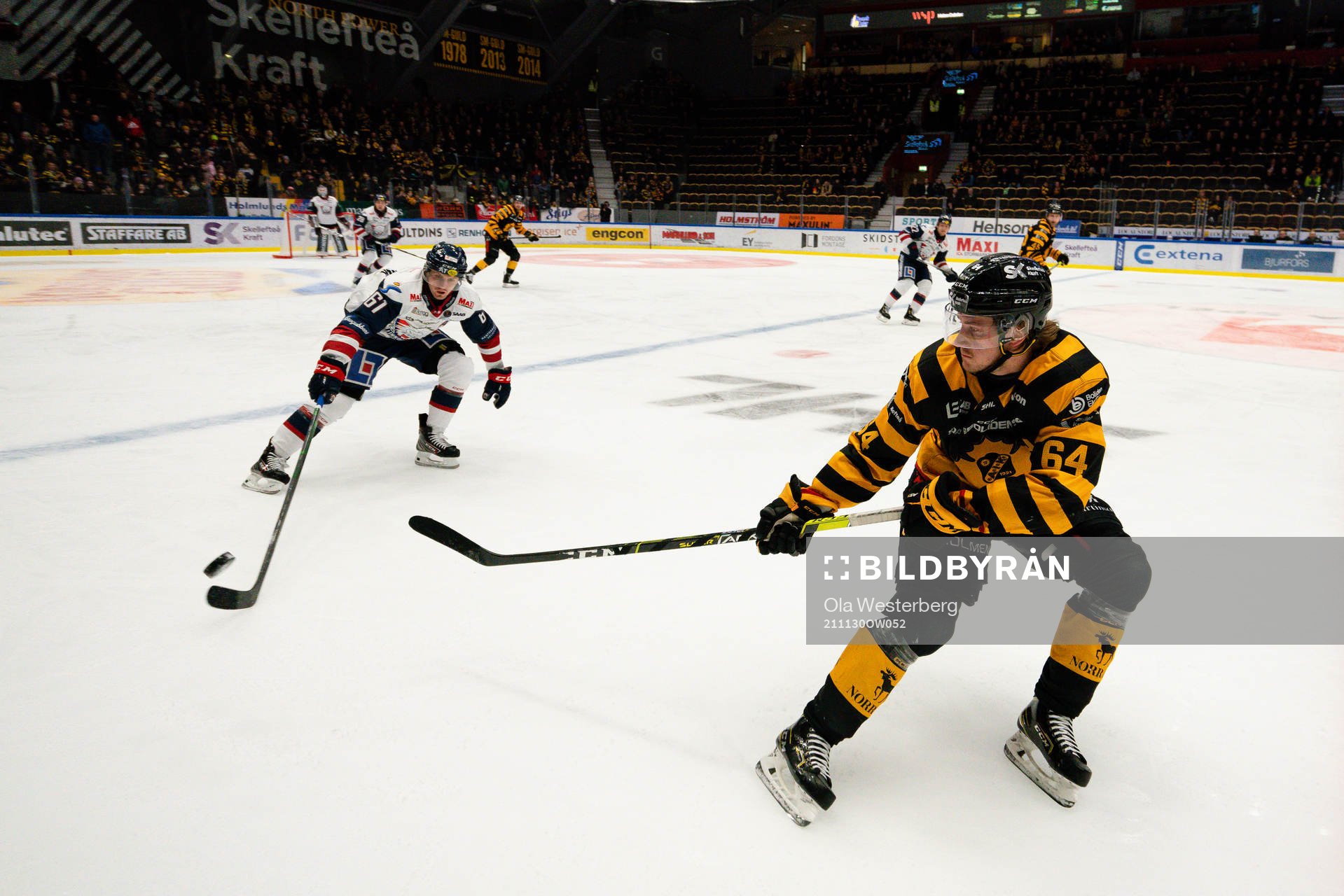 Linköpings Markus Ljungh och Skellefteås Jonathan Pudas