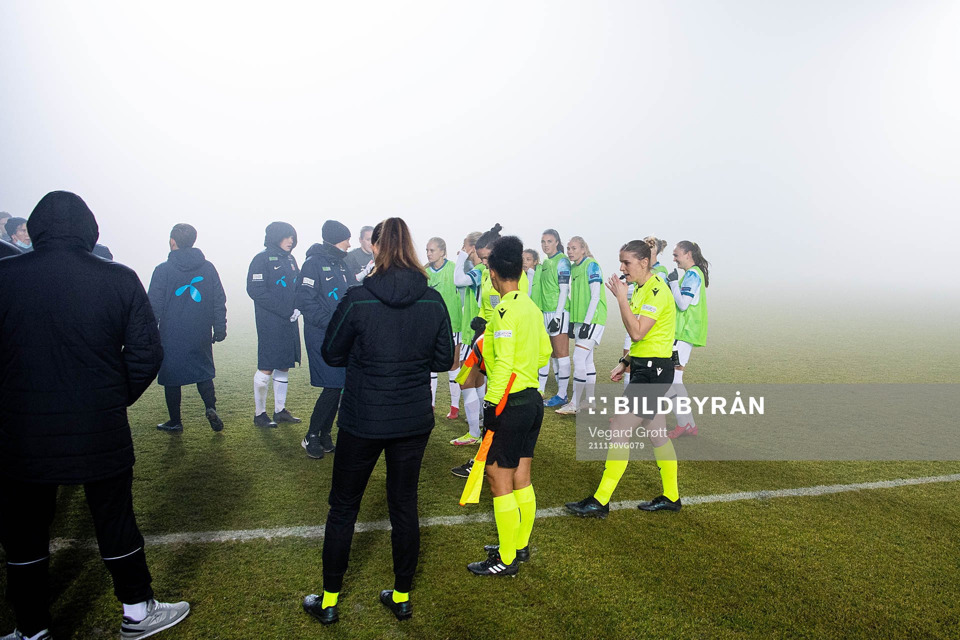 Vicotria Beyer, referee, blows the final whistle