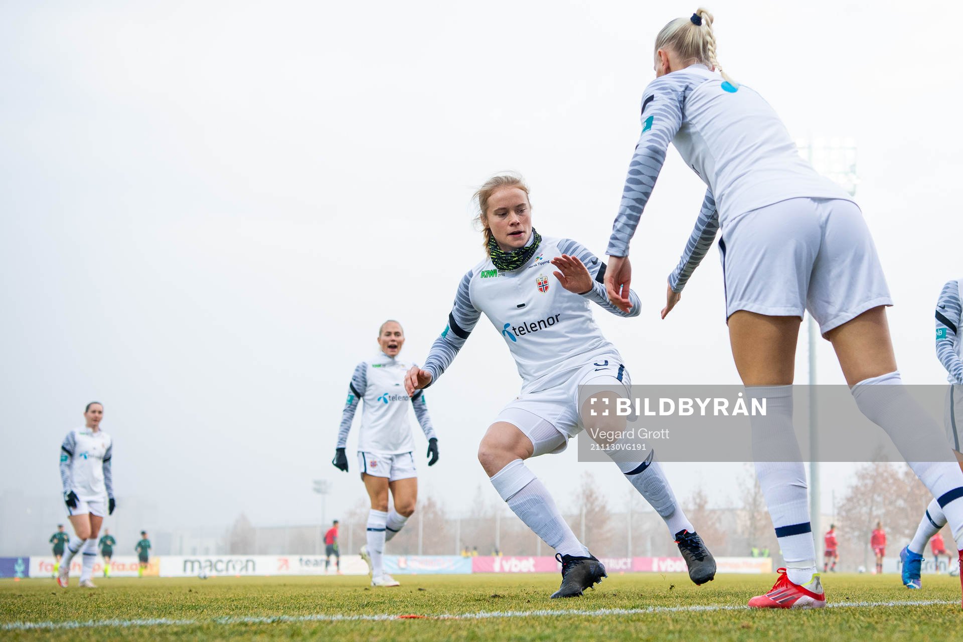 Julie Blakstad of Norway warms up