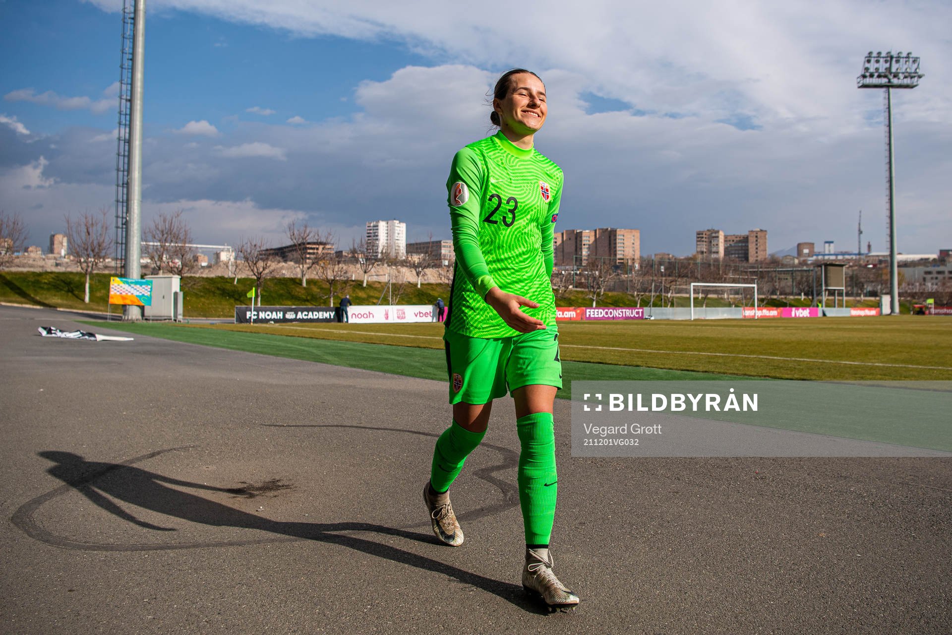 Goalkeeper Rugile Rulyte of Norway