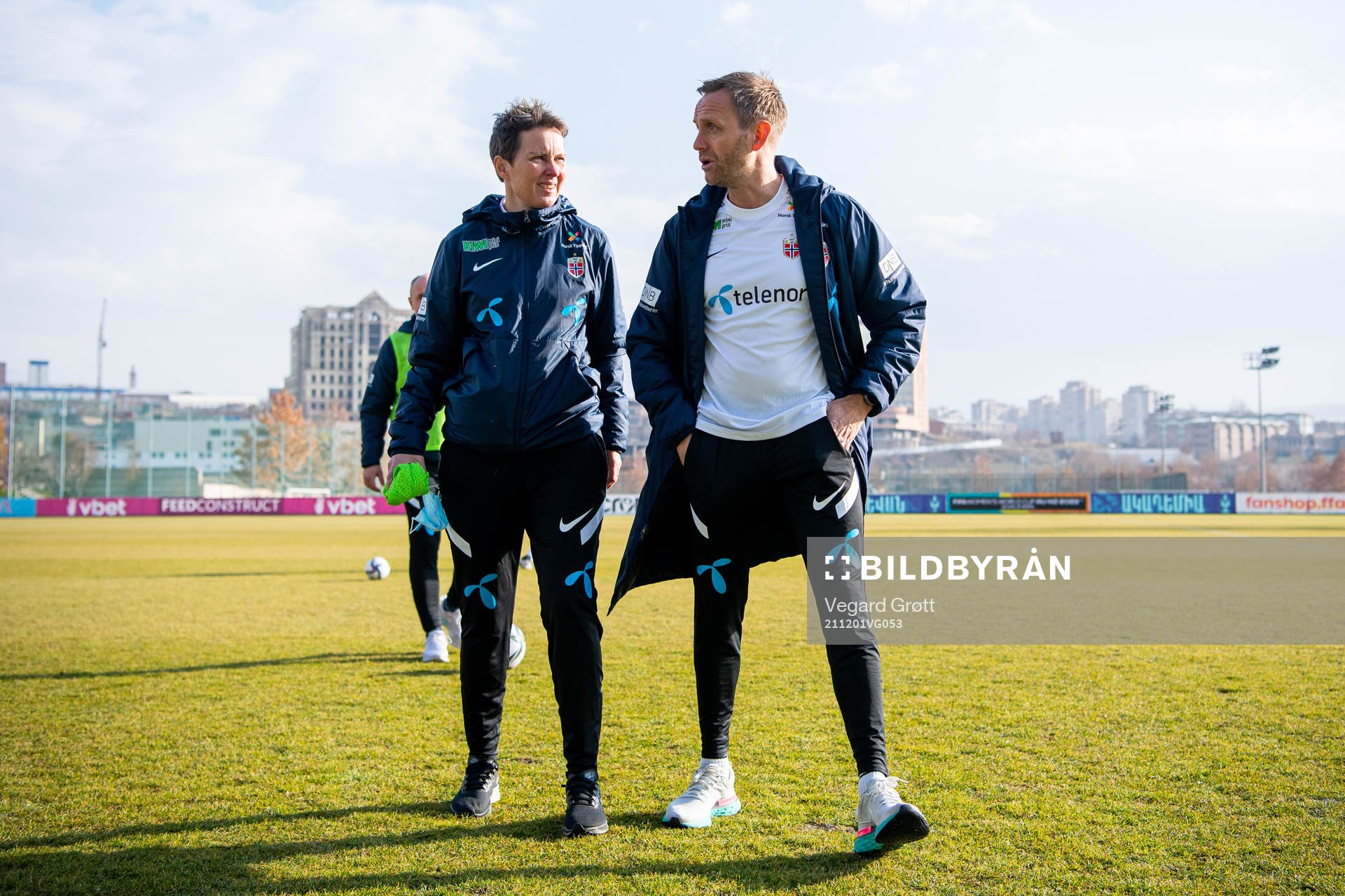 Lena Tyriberget, assistant coach, and Martin Sjögren, head