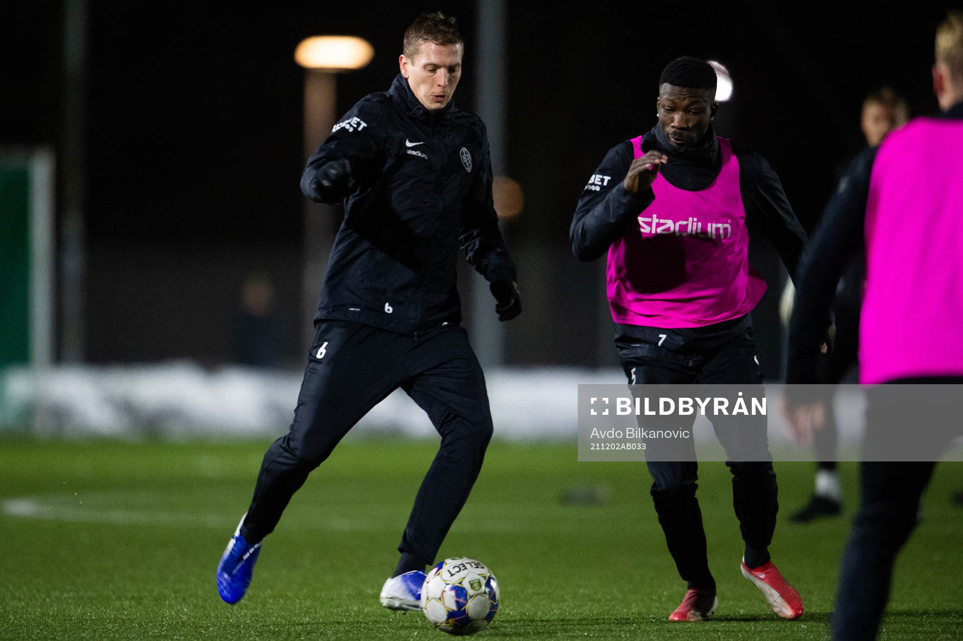 Landskronas Philip Andersson och Ousmane Diawara