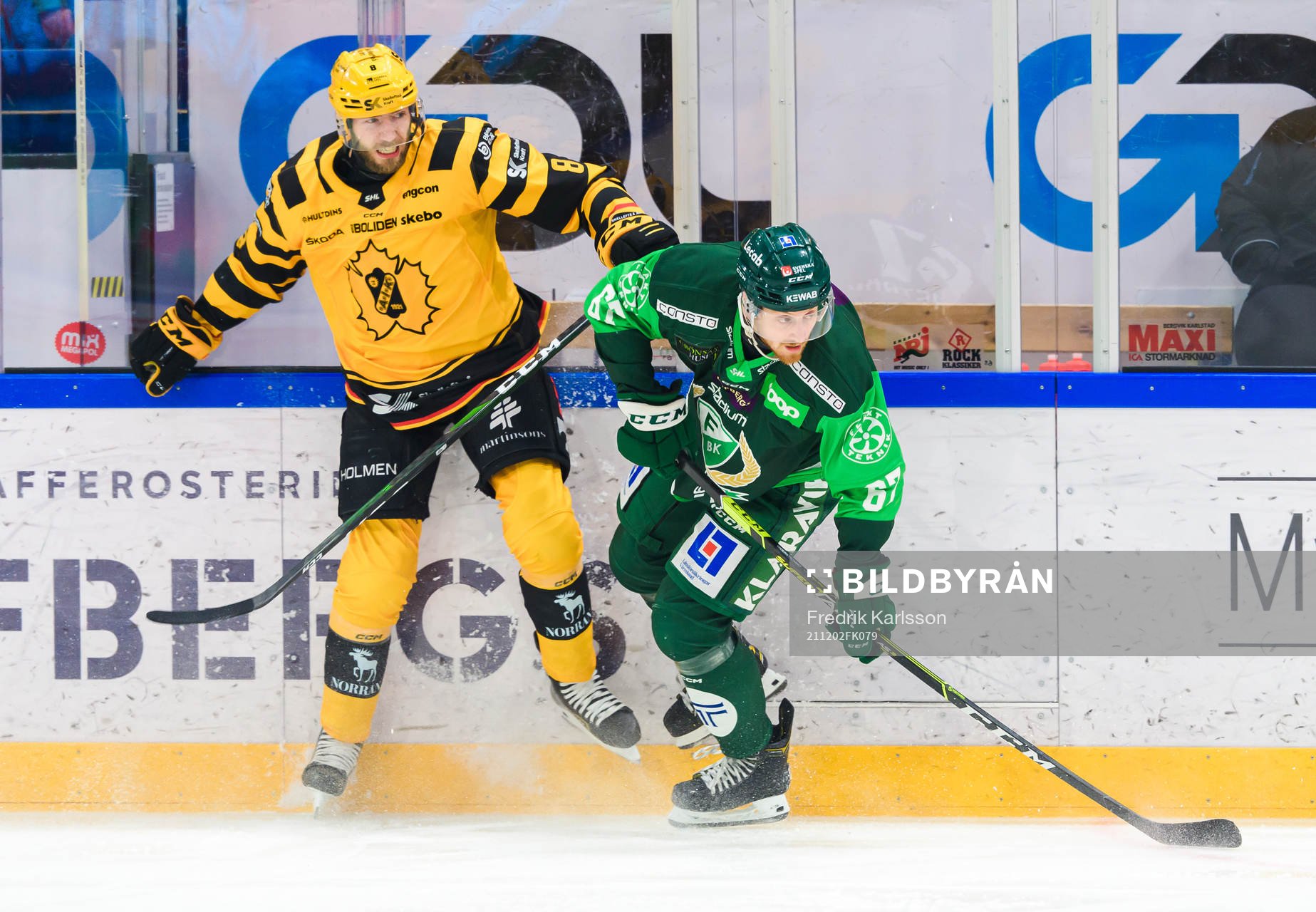 Skellefteås Petter Granberg och Färjestads Pontus