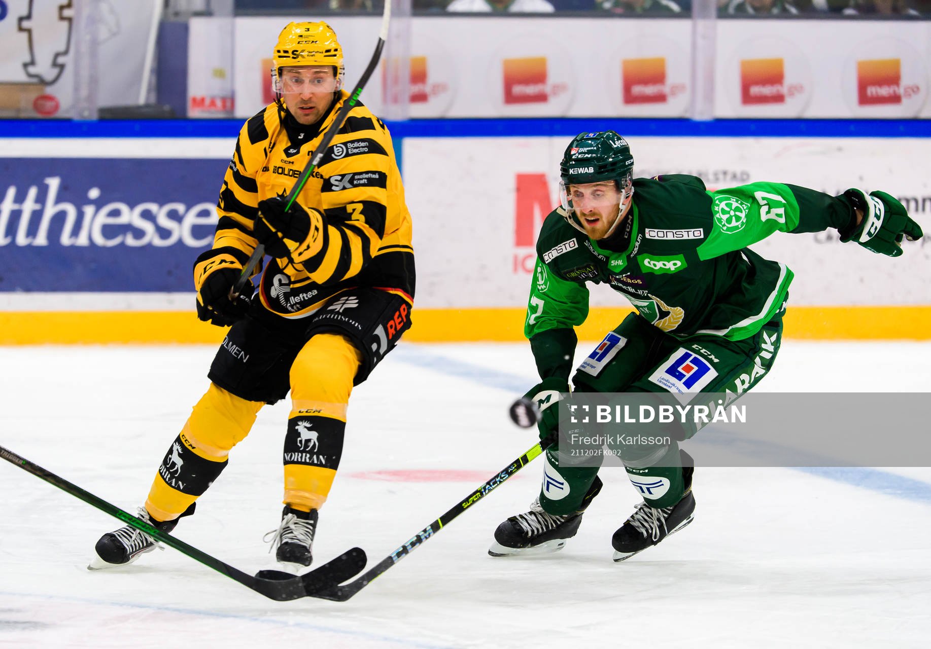 Skellefteås Michael Kapla och Färjestads Pontus