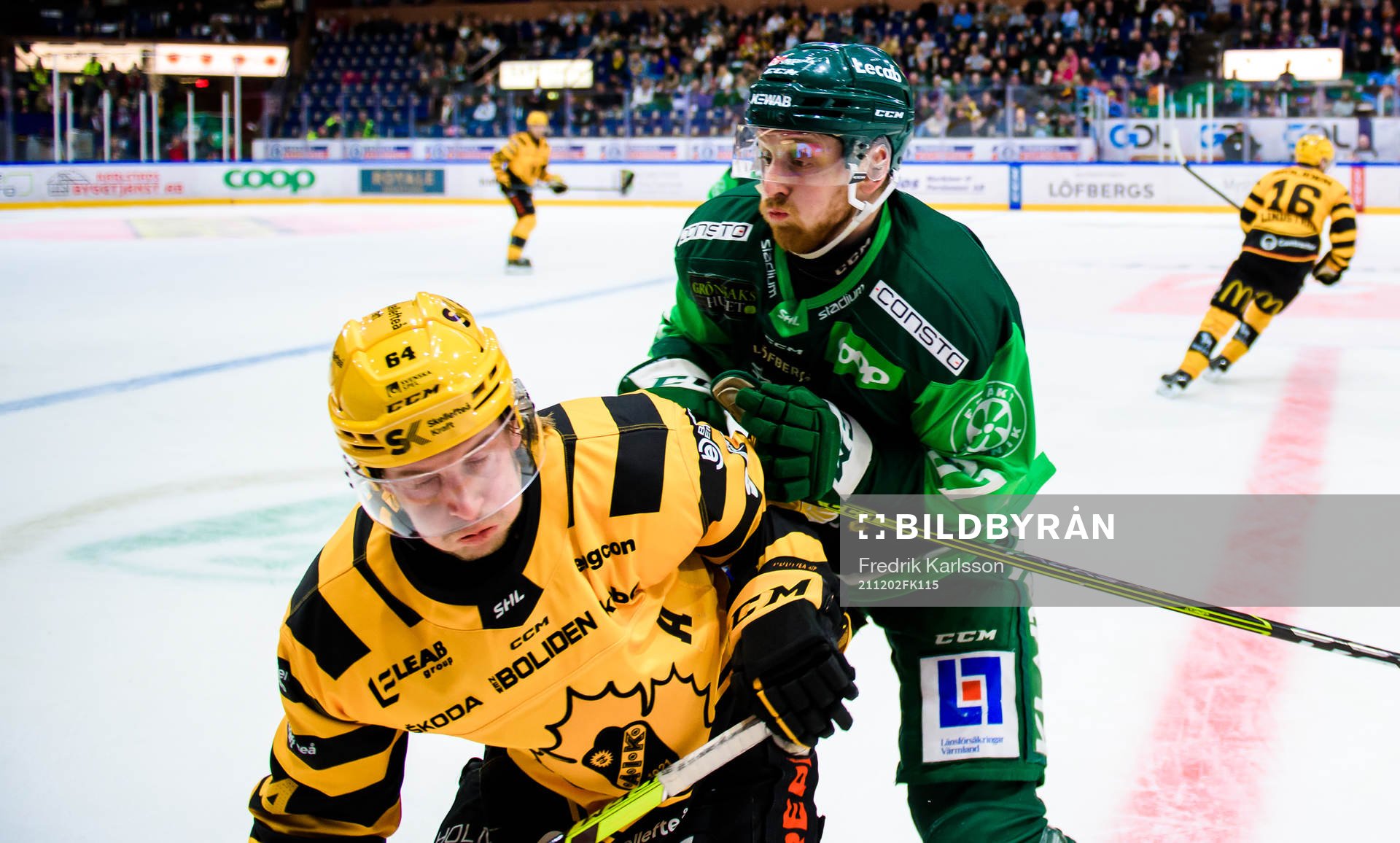 Skellefteås Jonathan Pudas och Färjestads Pontus
