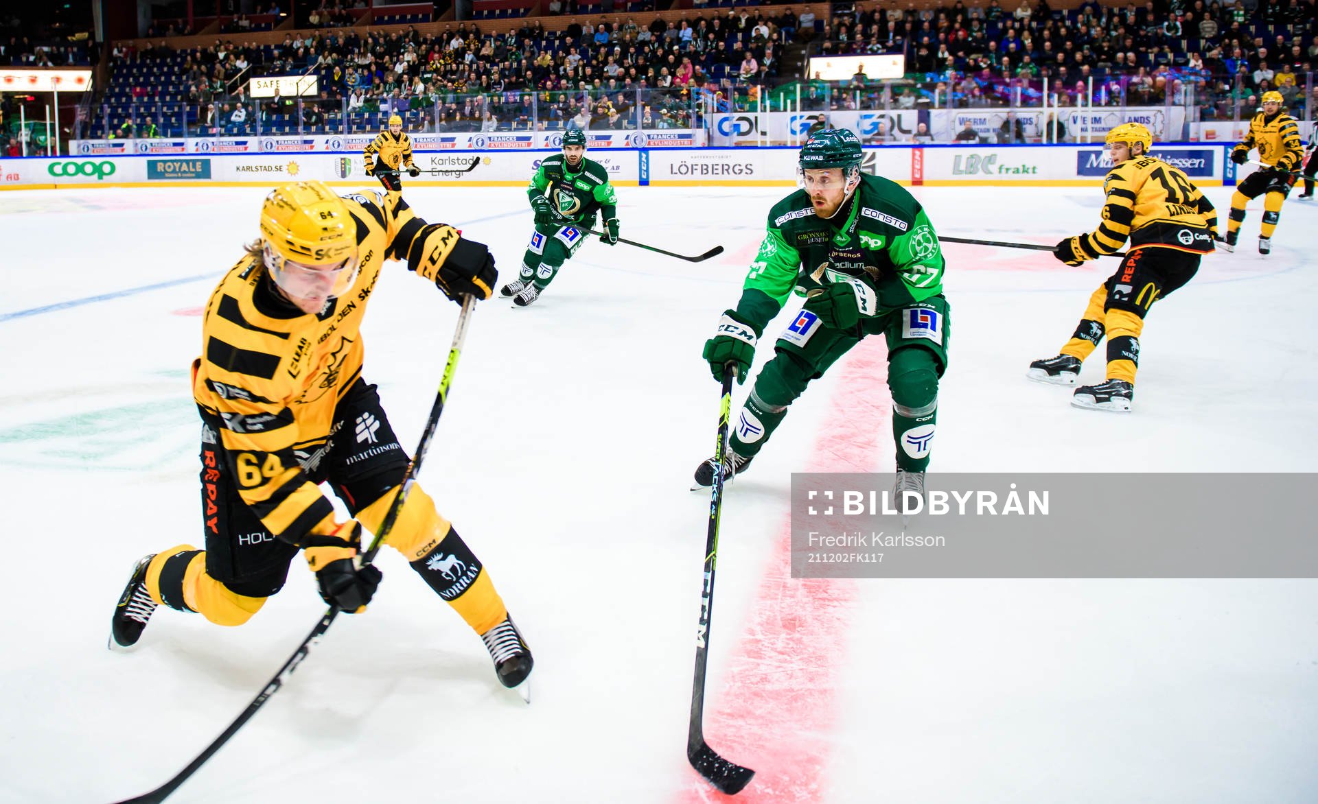 Skellefteås Jonathan Pudas och Färjestads Pontus