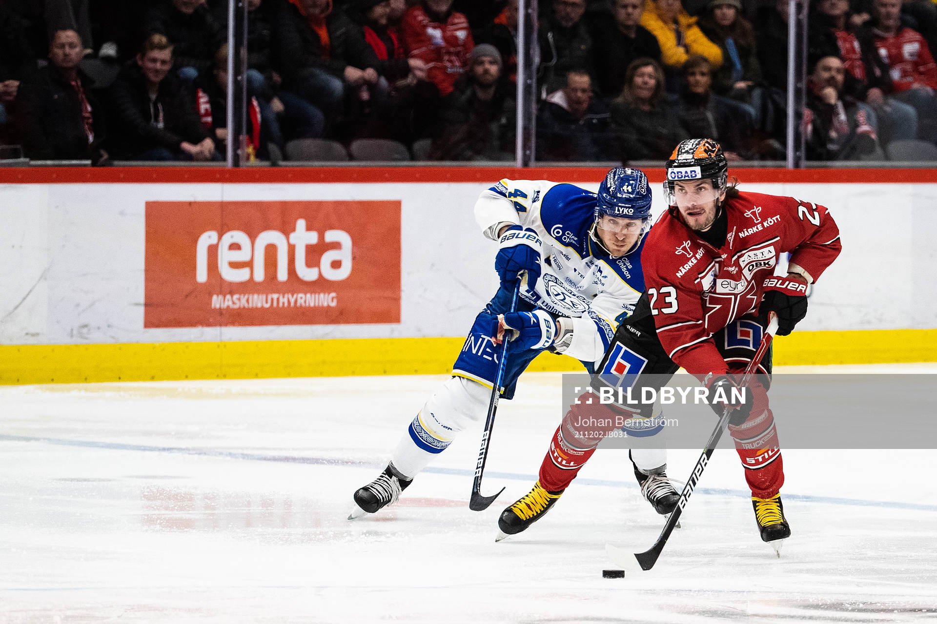 Leksands Ashton Carter och Örebros Petr Zámorský