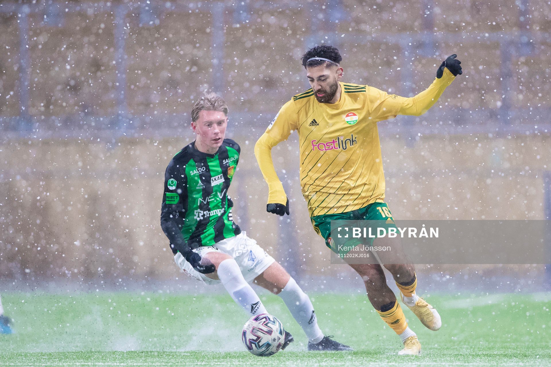 GAIS Adam Egnell och Dalkurds Rassa Rahmani