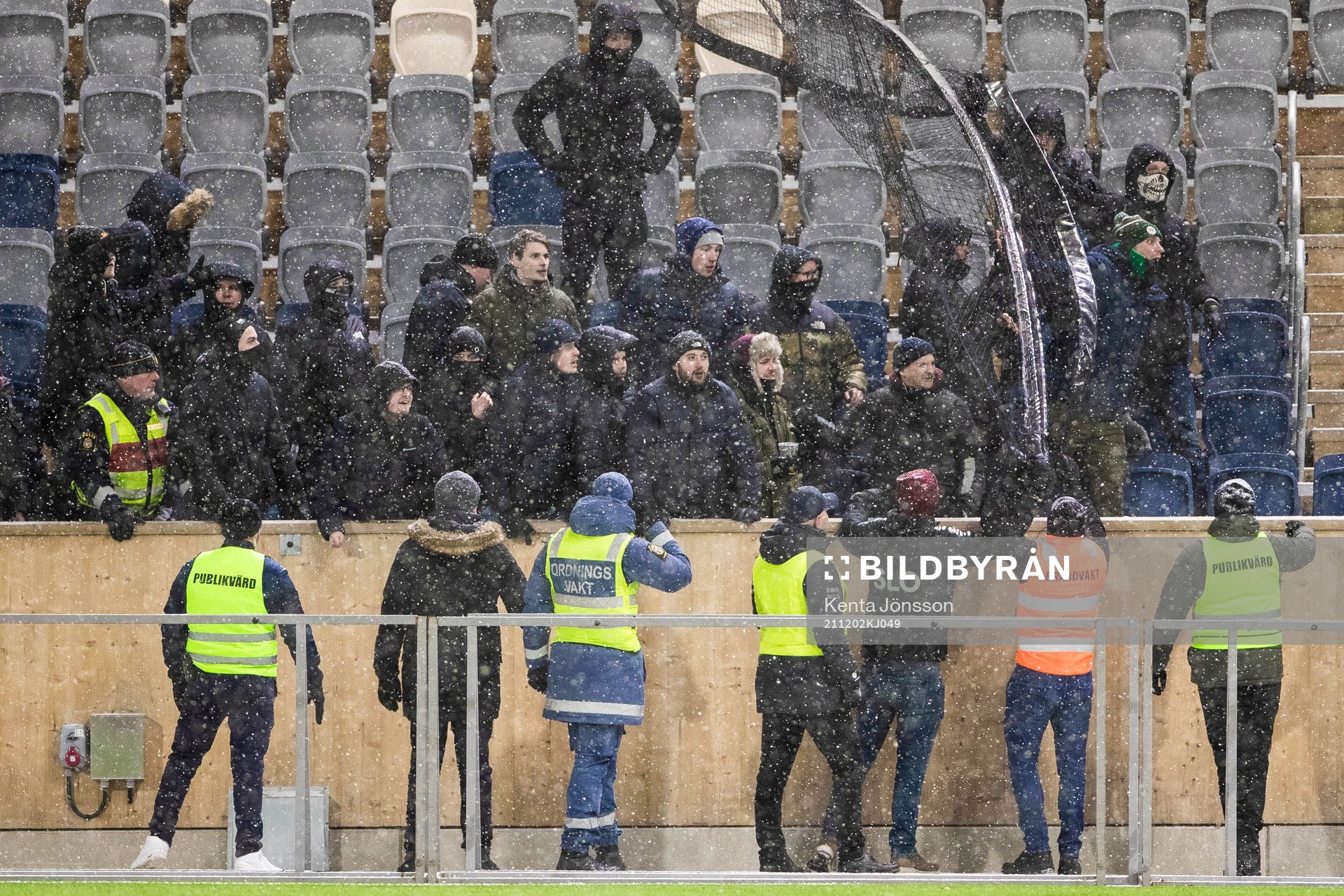 GAIS supportrar i ett bråk