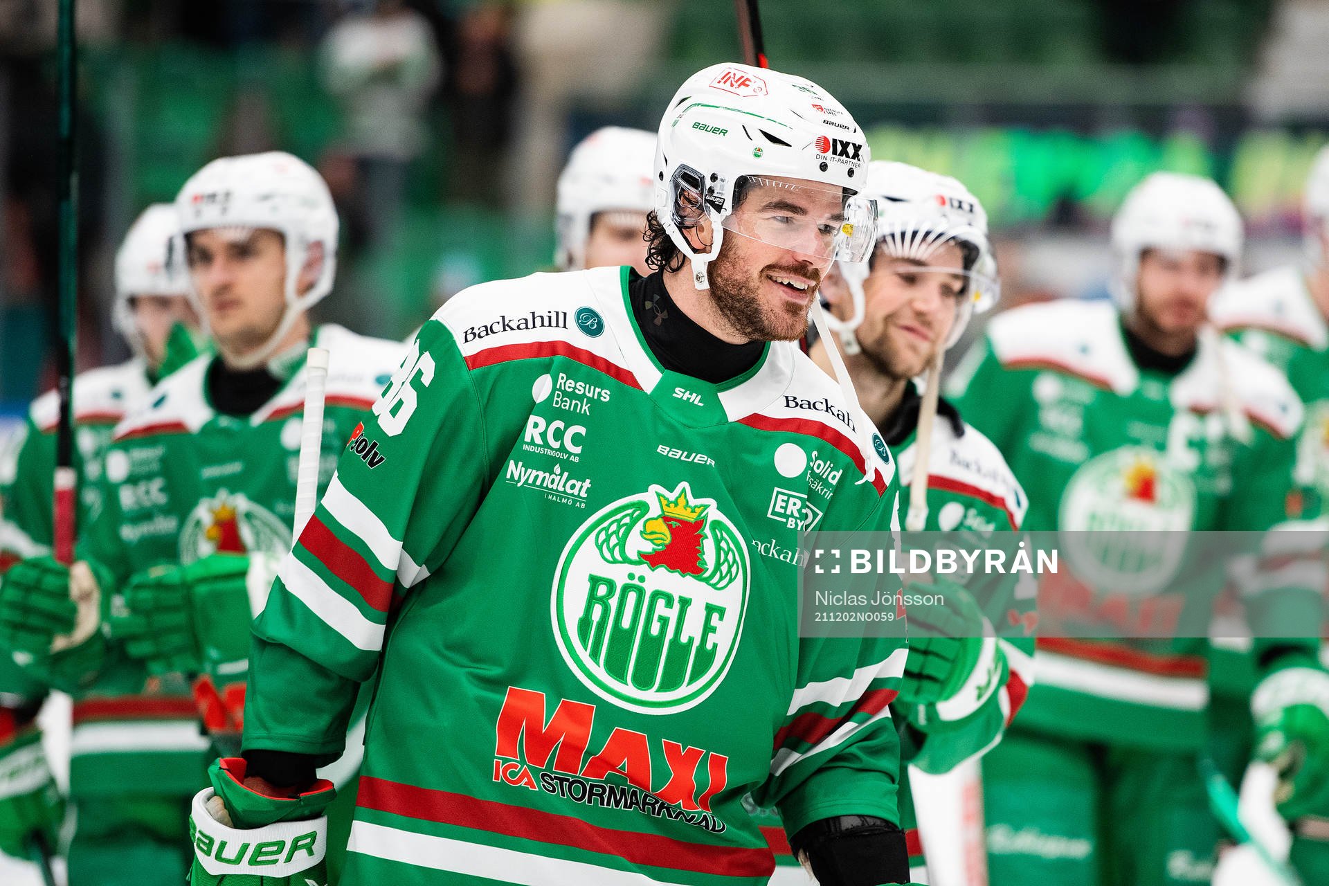Rögles Eric Gelinas jublar