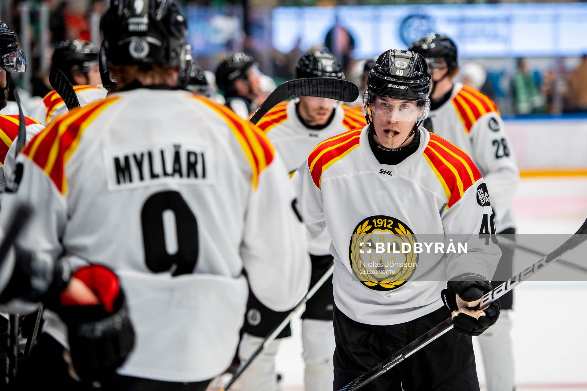 Brynäs Tomi Sallinen jublar