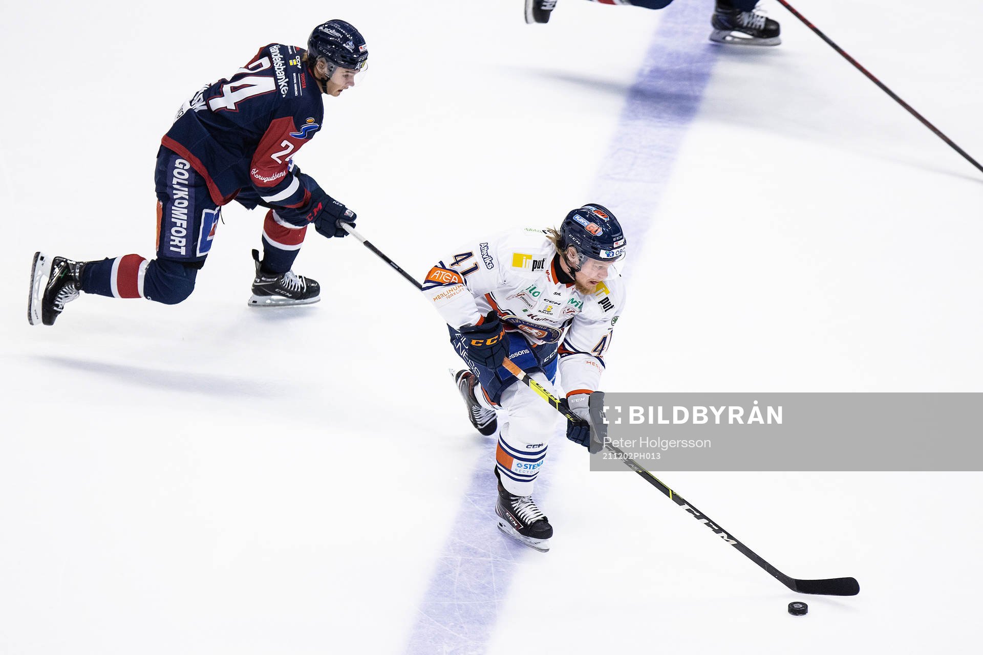 Linköpings Elliot Ekmark och Växjös Ludvig Nilsson
