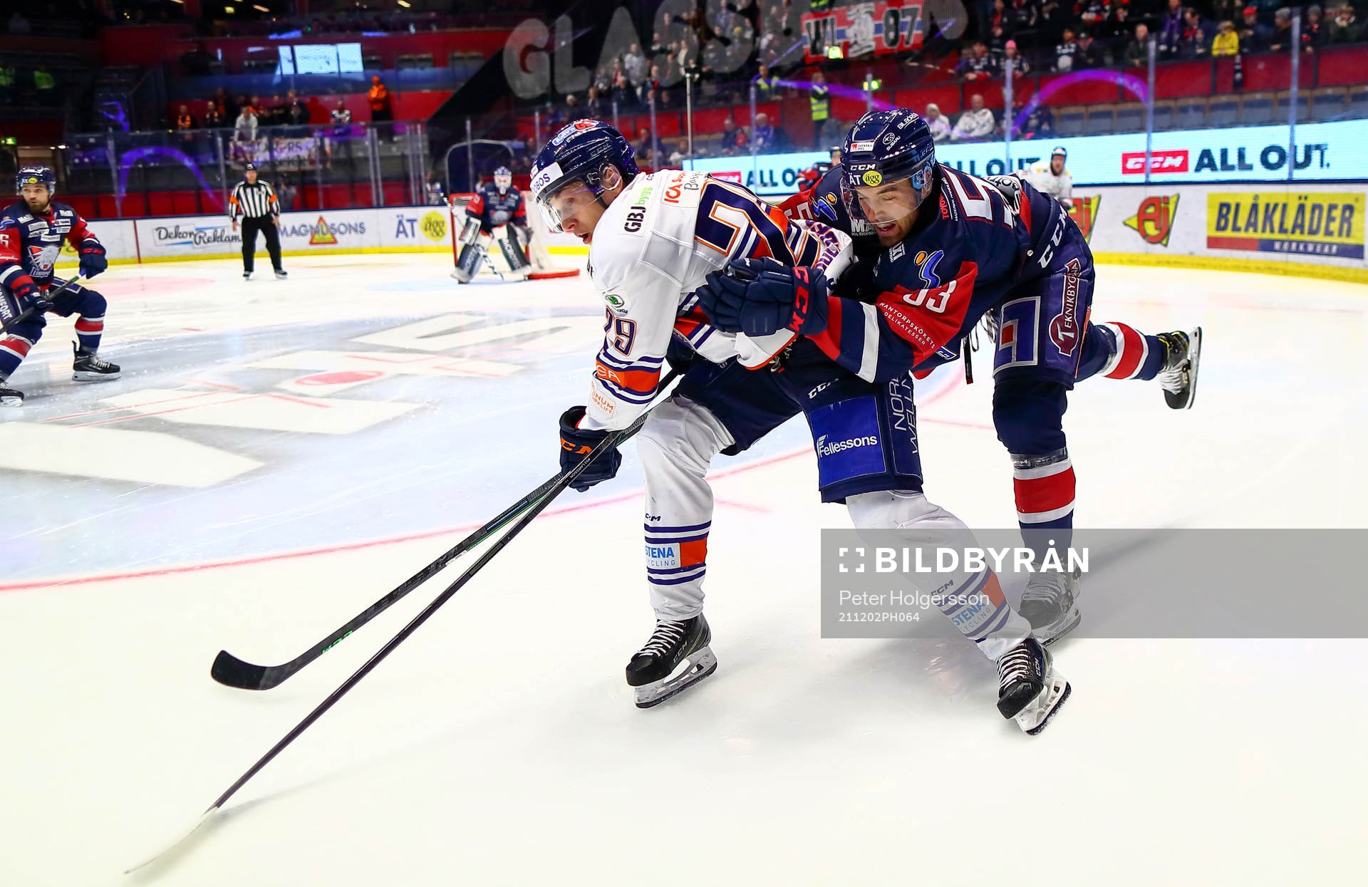 Växjös Pontus Holmberg och Linköpings Eddie Larsson