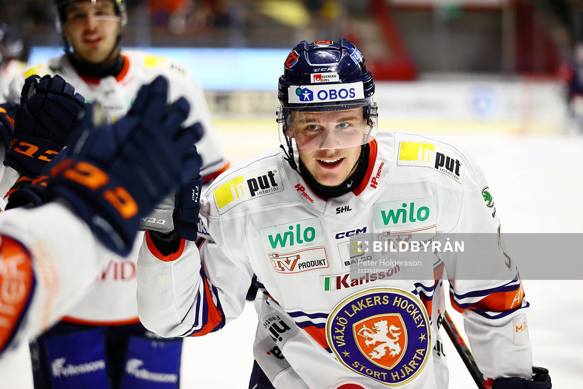 Växjös Olle Lycksell jublar