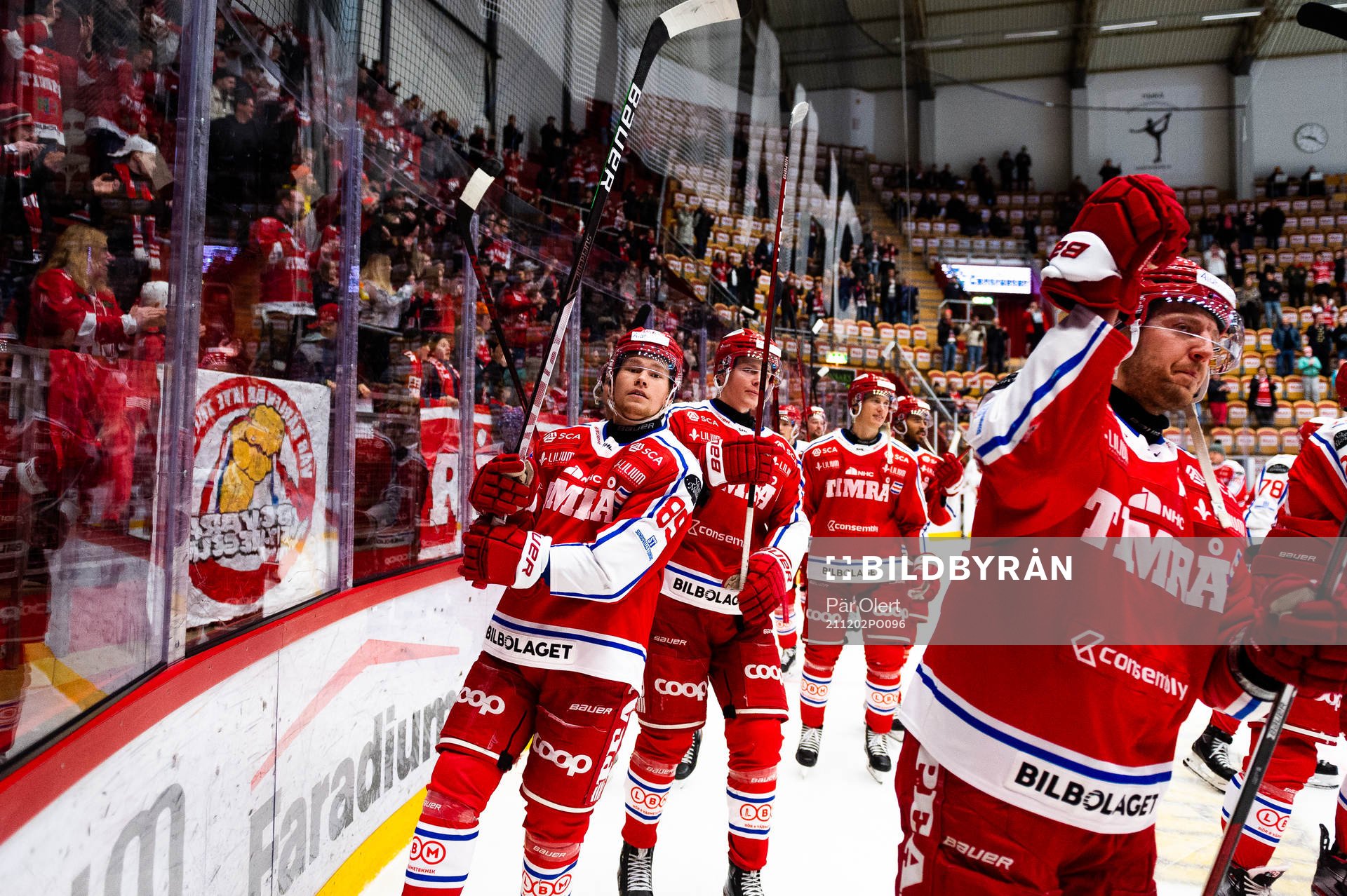 Timrås Filip Westerlund jublar