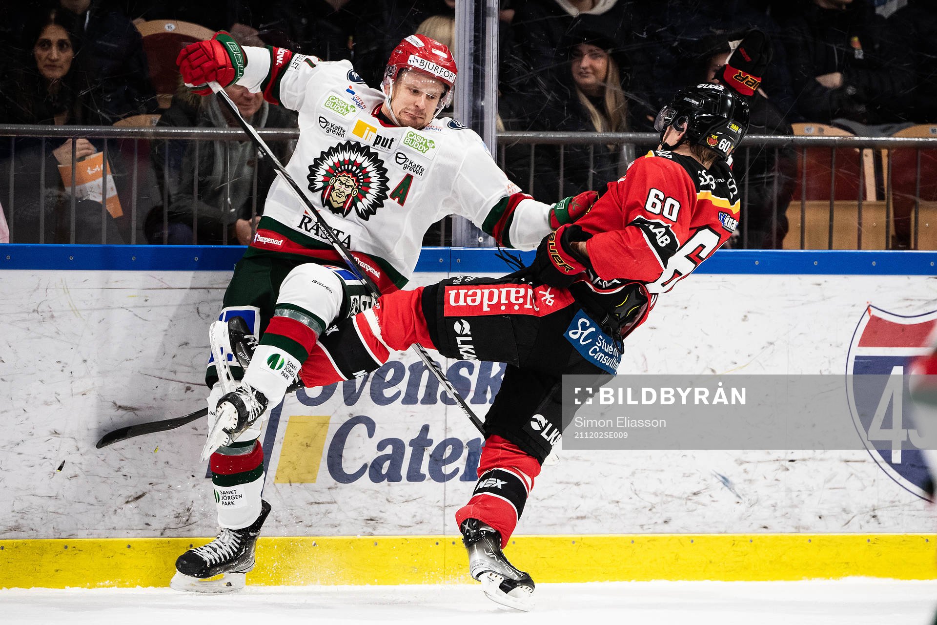 Frölundas Linus Nässén och Luleås Julius Honka