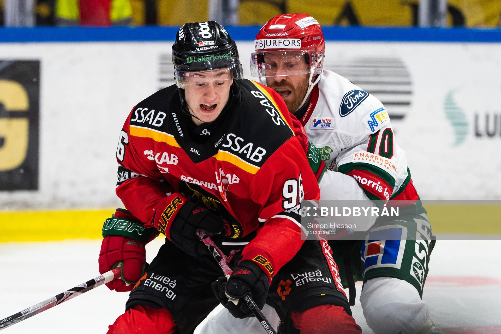 Luleås Pontus Andreasson och Frölundas Jens Olsson