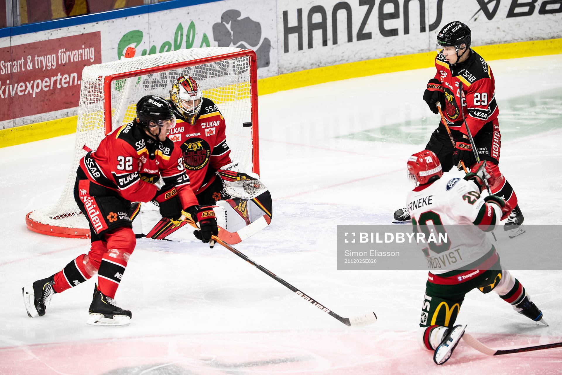 Frölundas Joel Lundqvist gör 0-1