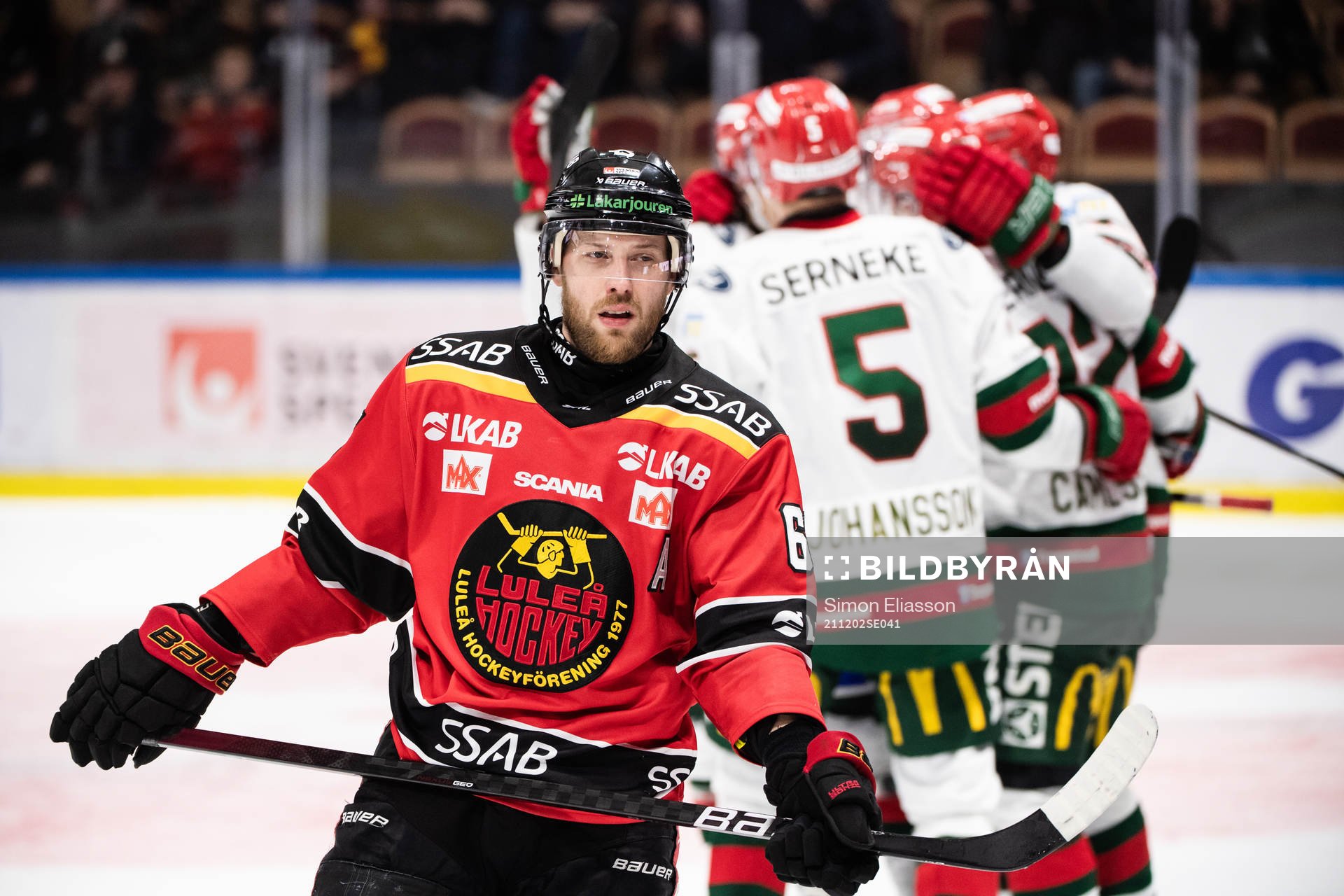 Luleås Linus Omark deppar