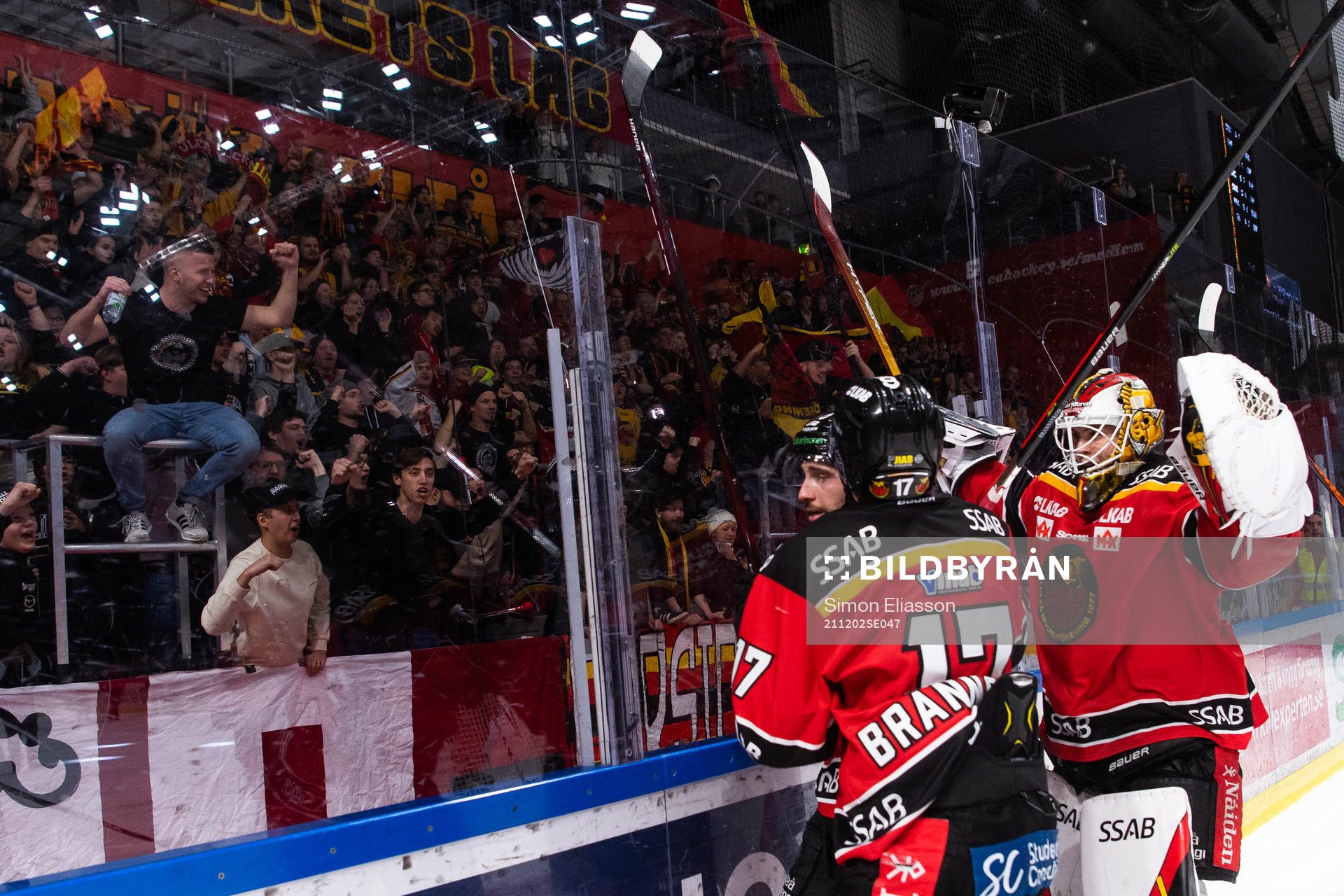 Luleås Konstantin Komarek, Isac Brännström och målvakt