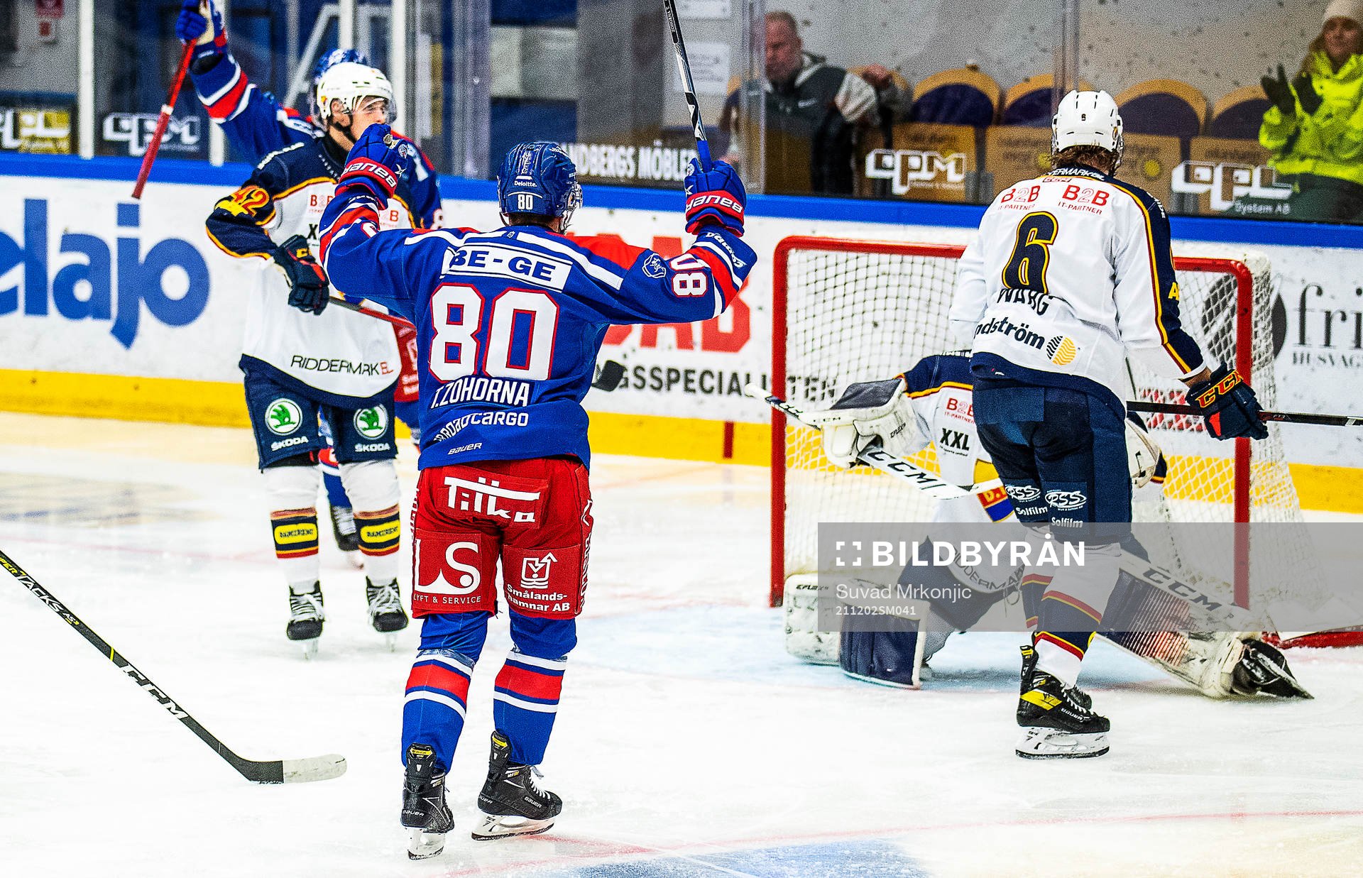 Oskarshamns Tomas Zohorna jublar med lagkamrater