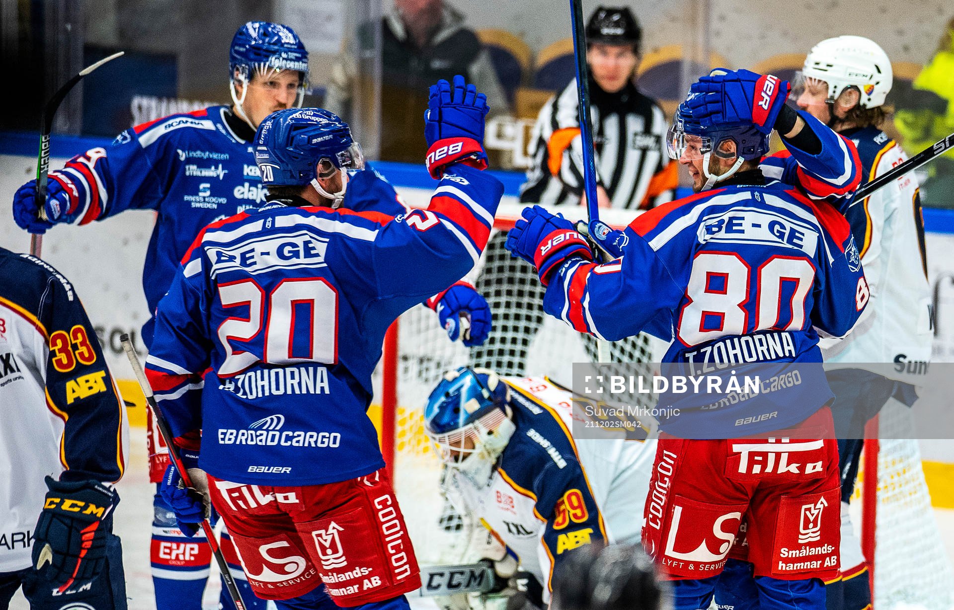 Oskarshamns Tomas Zohorna jublar med lagkamrater