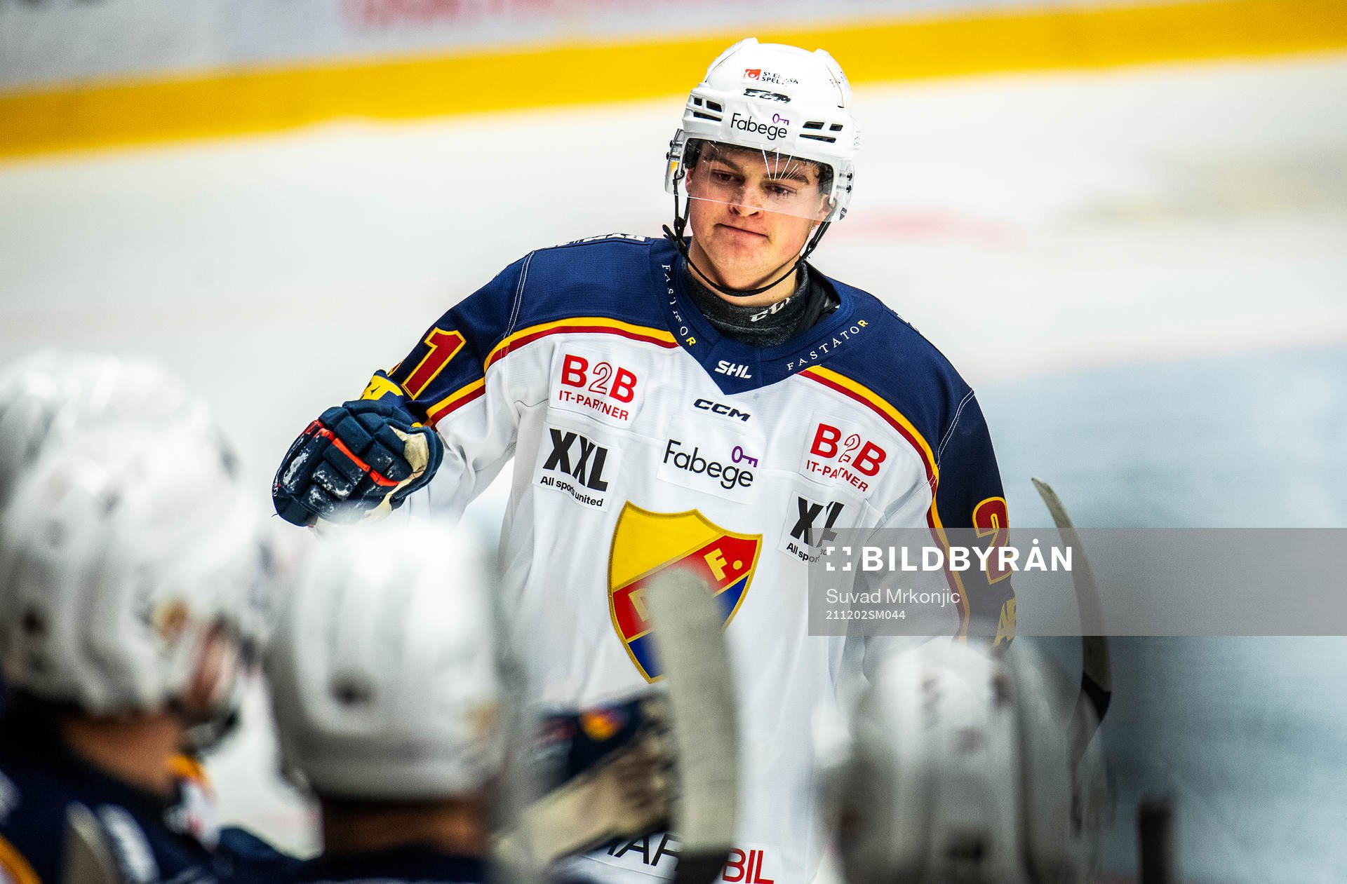 Djurgårdens Filip Cederqvist jublar