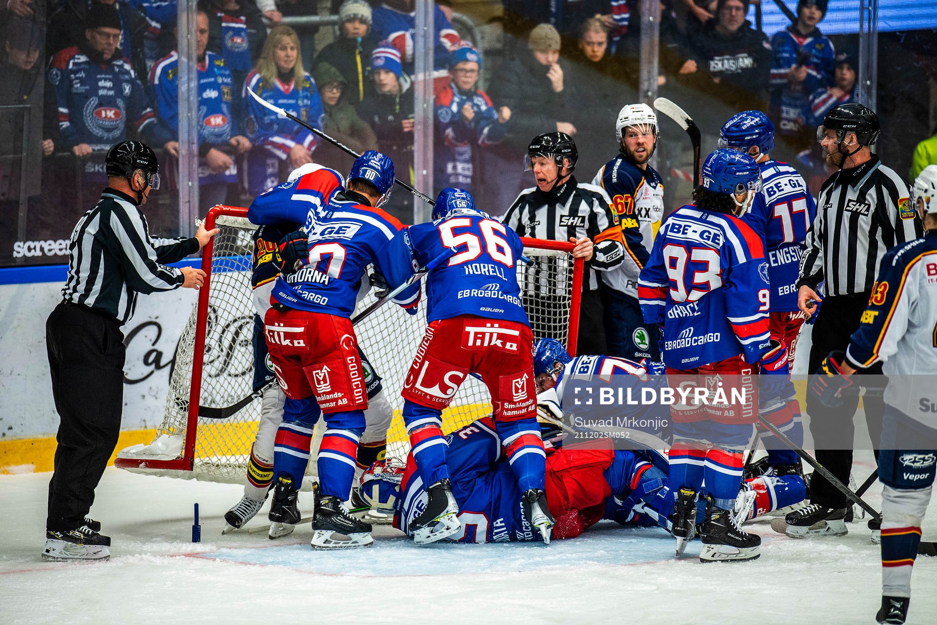 Stökigt i samband med Djurgårdens 1-2 mål