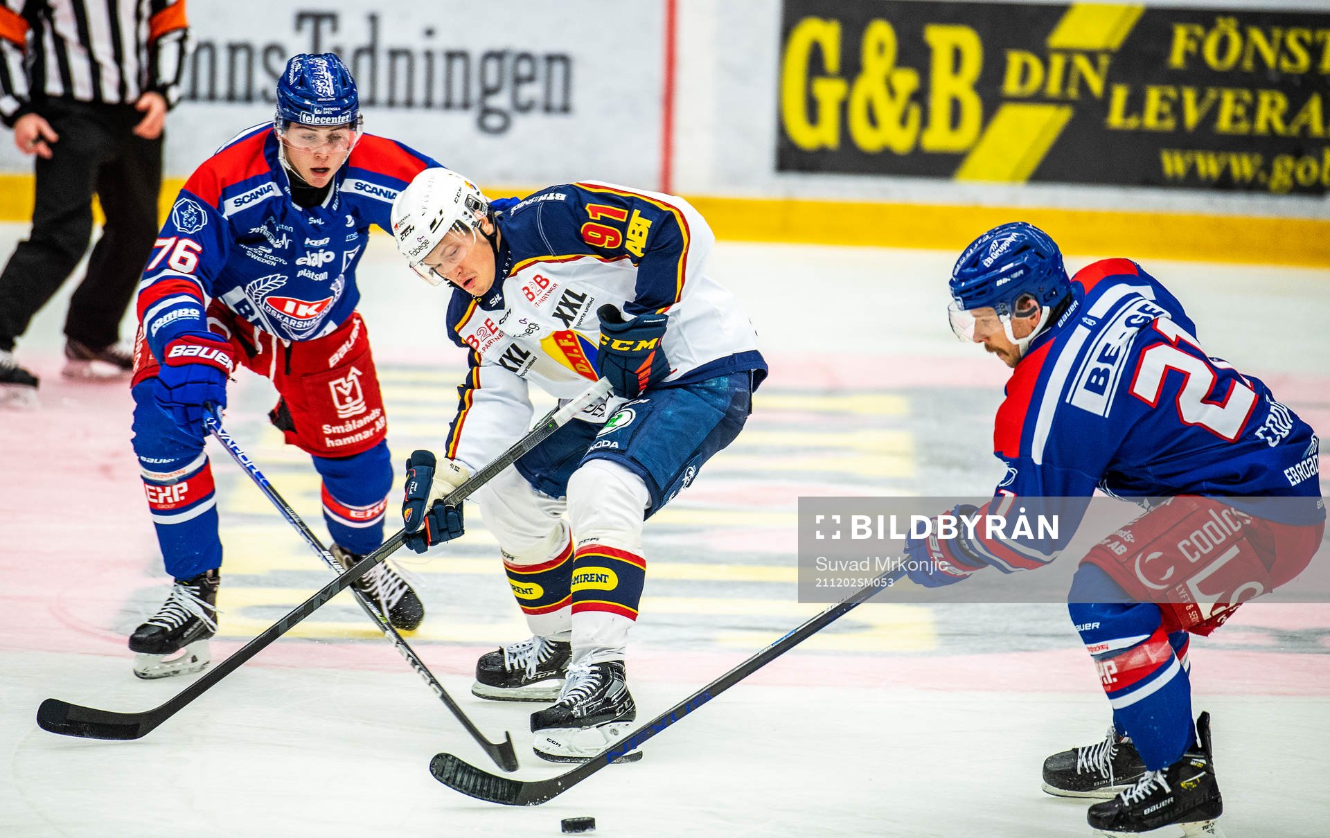 Oskarshamns Emil Martinsen Lilleberg och Brian Cooper samt