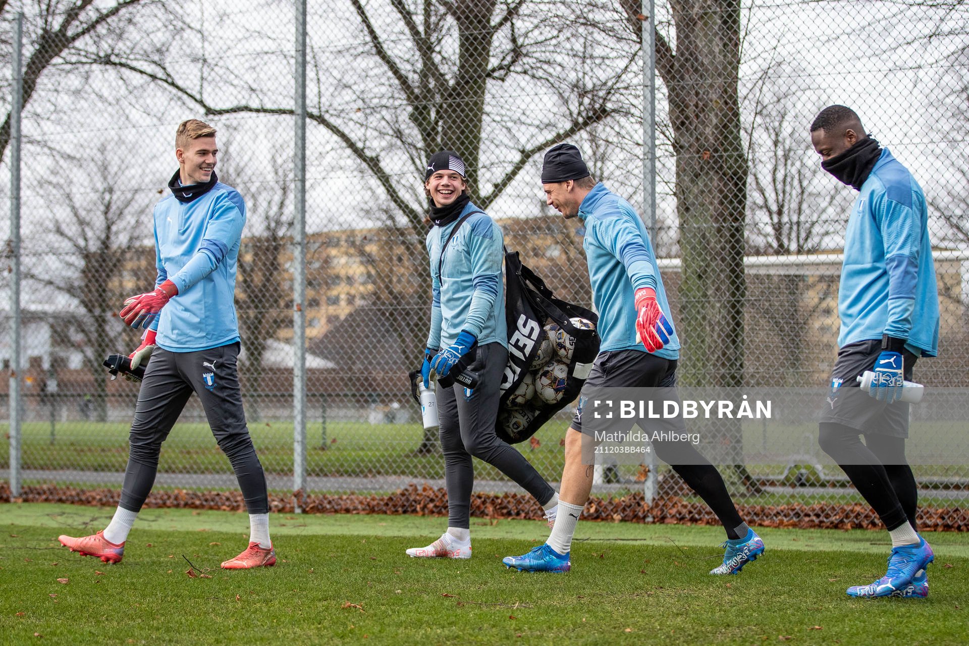 Mathias Nilsson, Melker Ellborg, Johan Dahlin och Ismael
