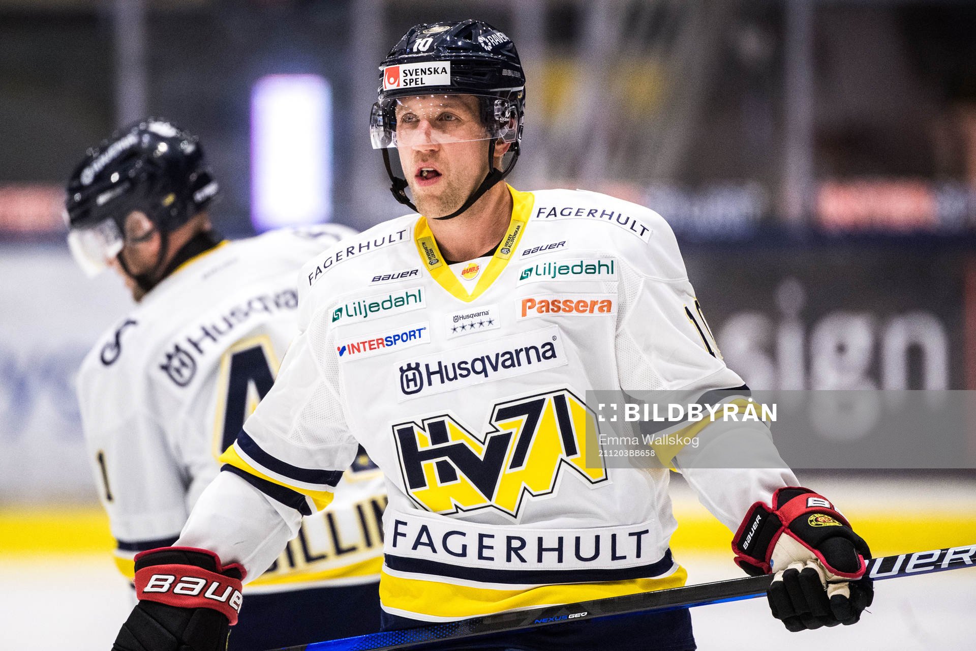 s Martin Thörnberg innan ishockeymatchen i