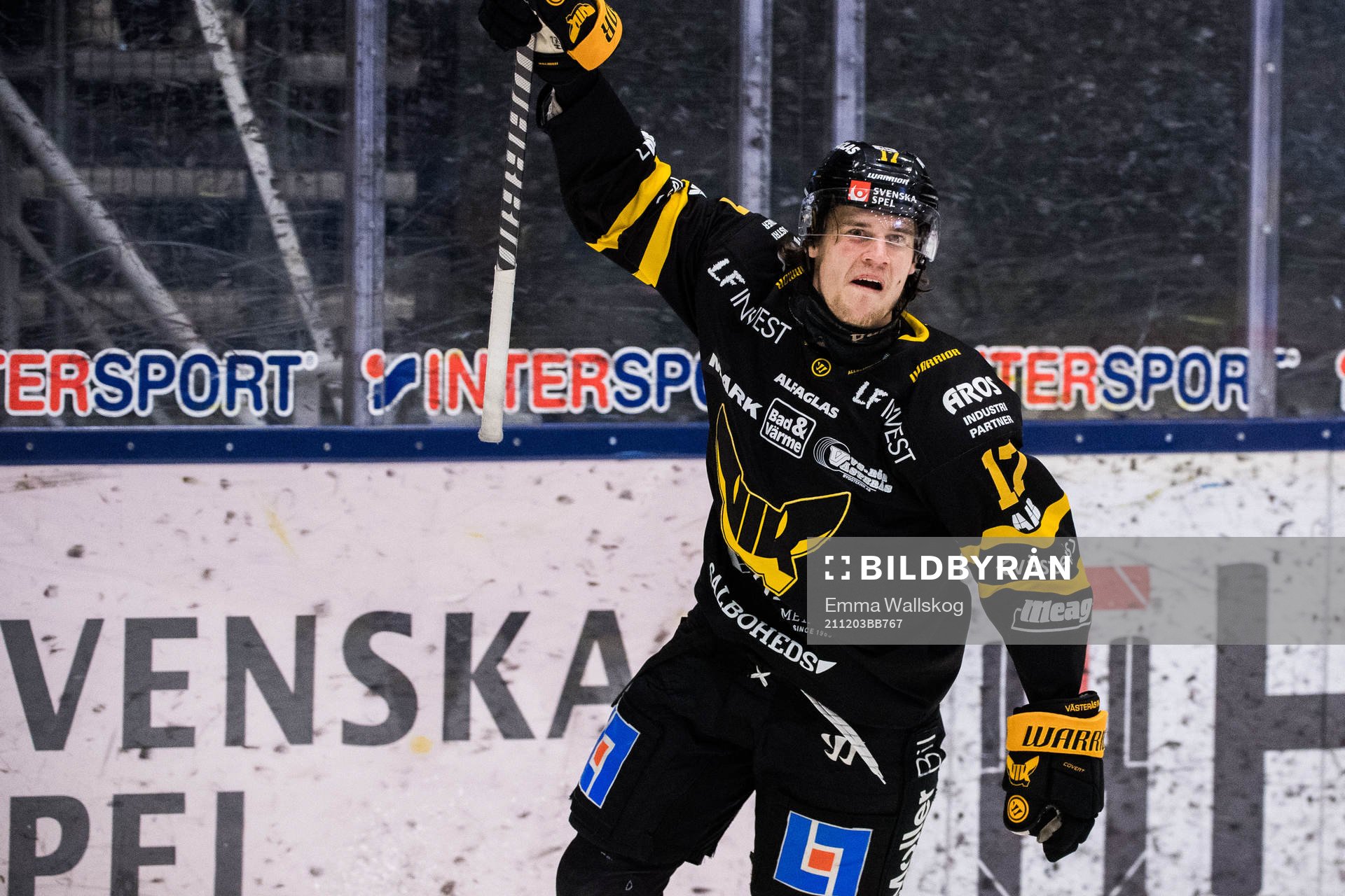 Västerås William Wikman jublar