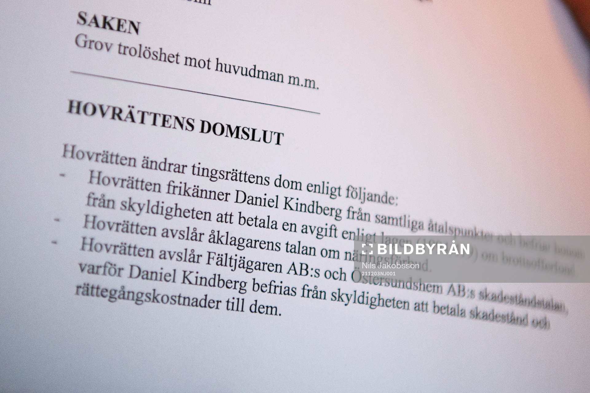 när domen mot Östersunds FKs tidigare ordförandens