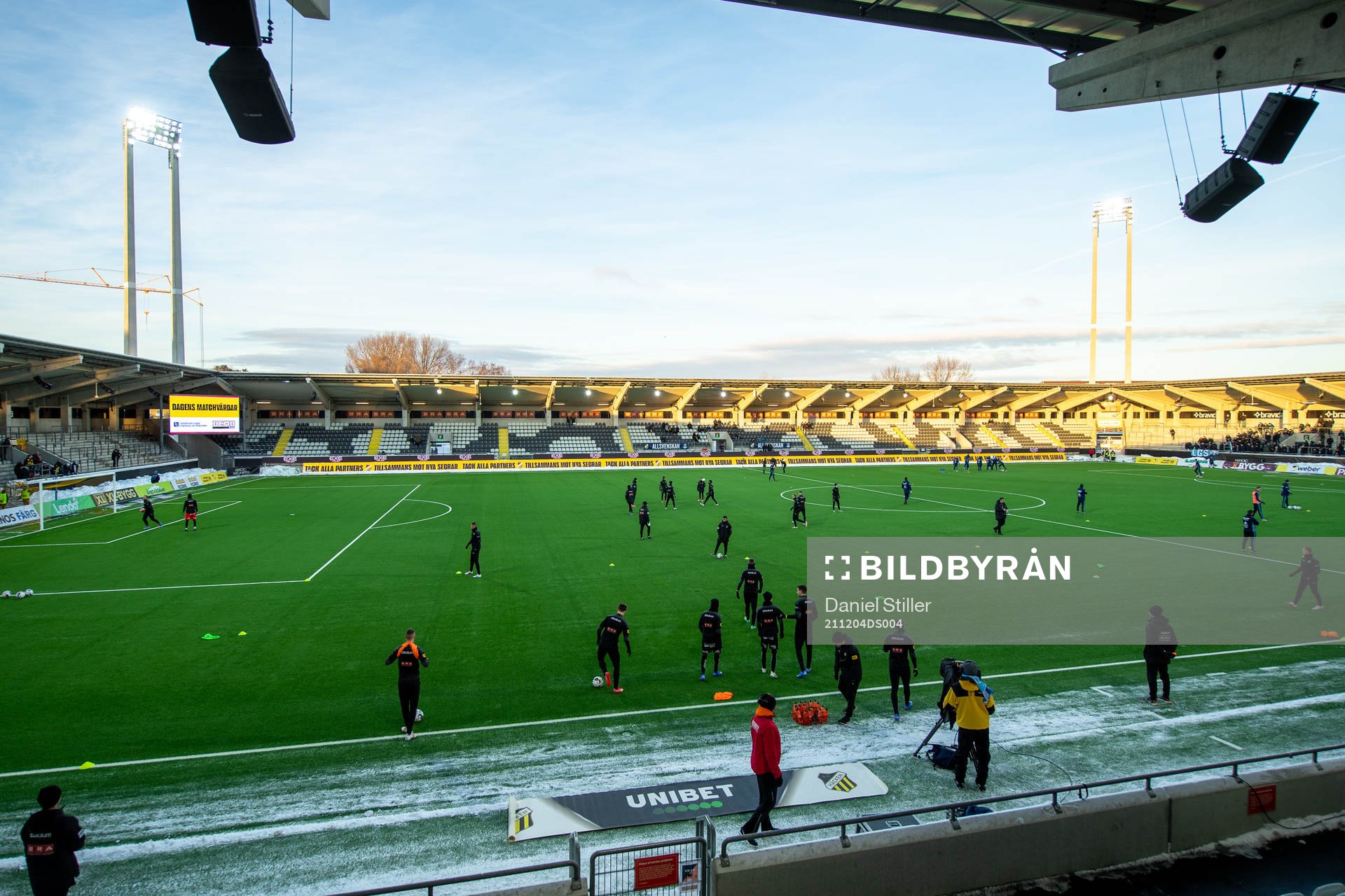 Häcken värmer upp