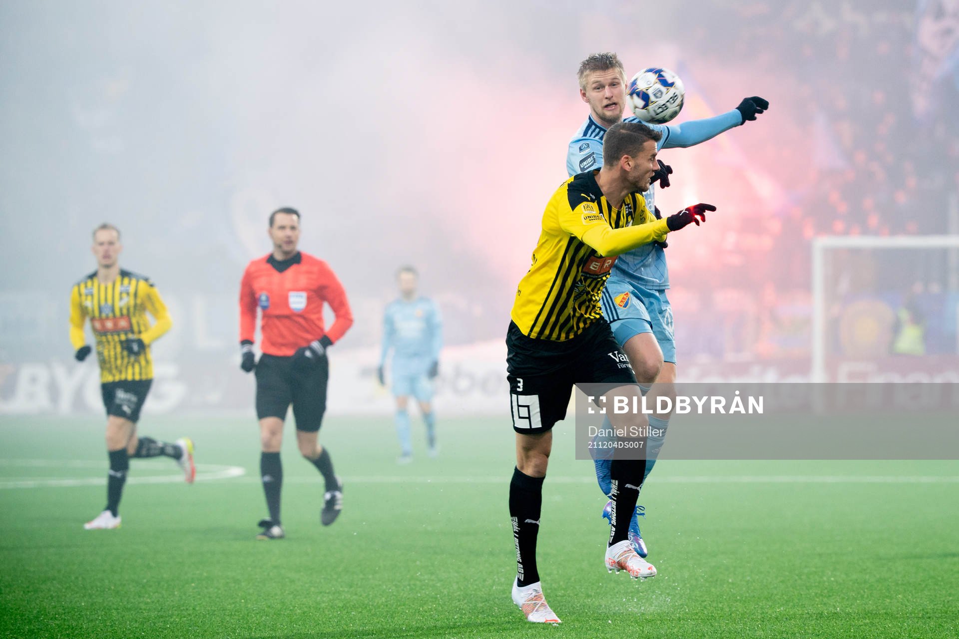 Häckens Johan Hammar och Djurgårdens Kalle Holmberg