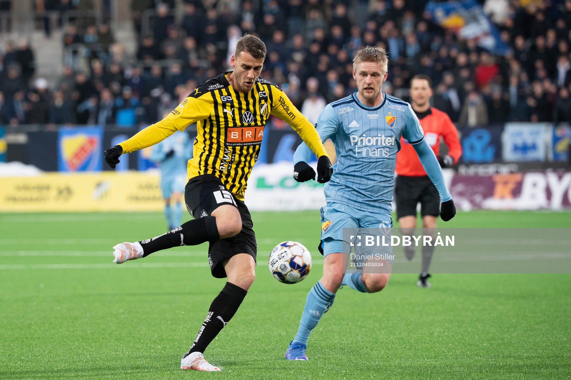 Häckens Johan Hammar och Djurgårdens Kalle Holmberg