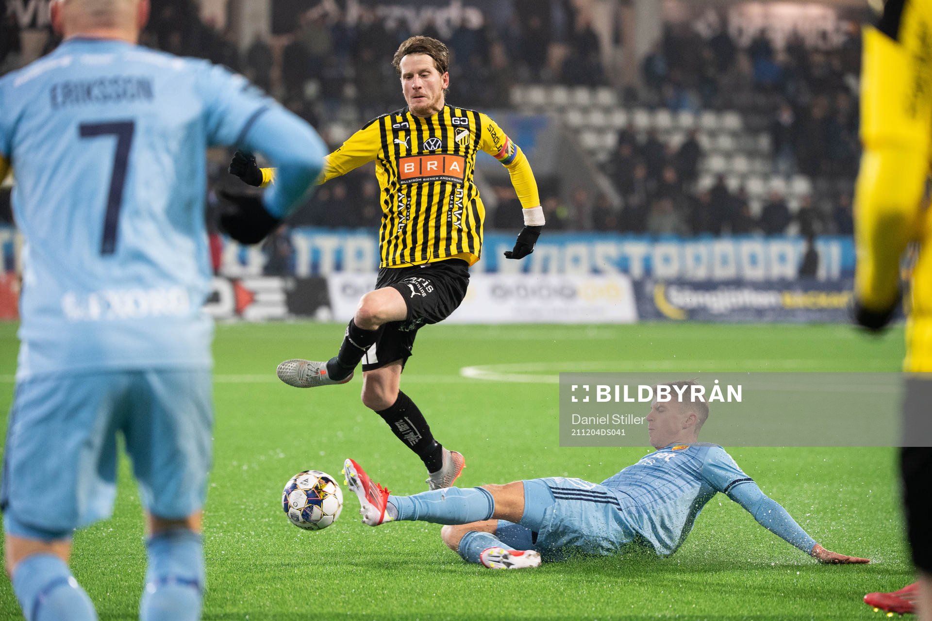 Häckens Alexander Faltsetas och Djurgårdens Elliot Käck