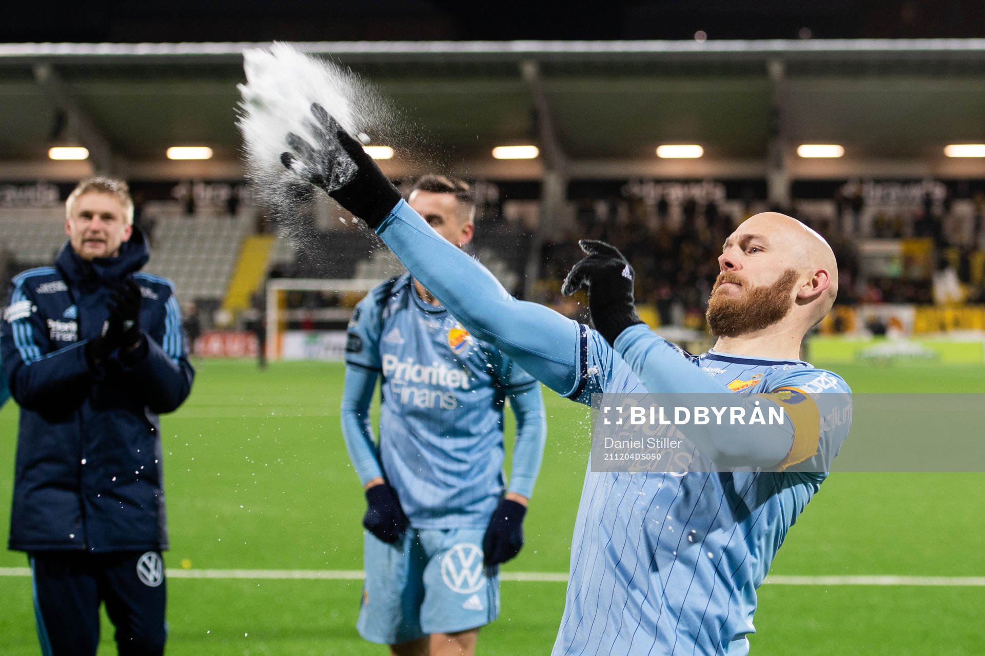 Djurgårdens Magnus Eriksson jublar