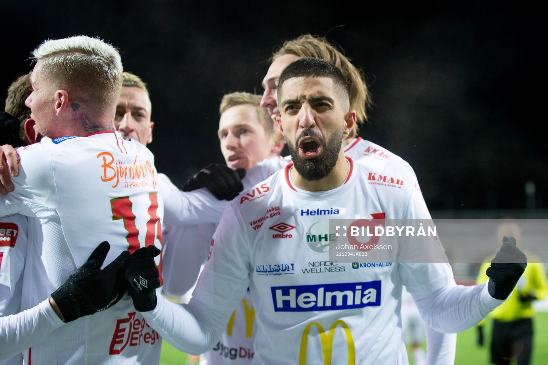 Degerfors Sean Sabetkar jublar