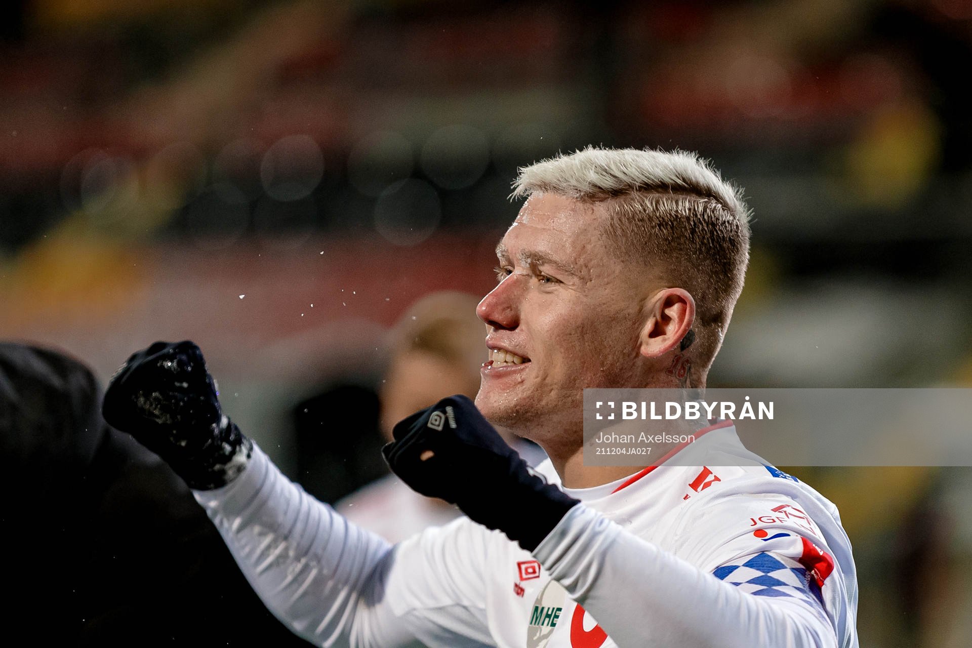 Degerfors Victor Edvardsen jublar