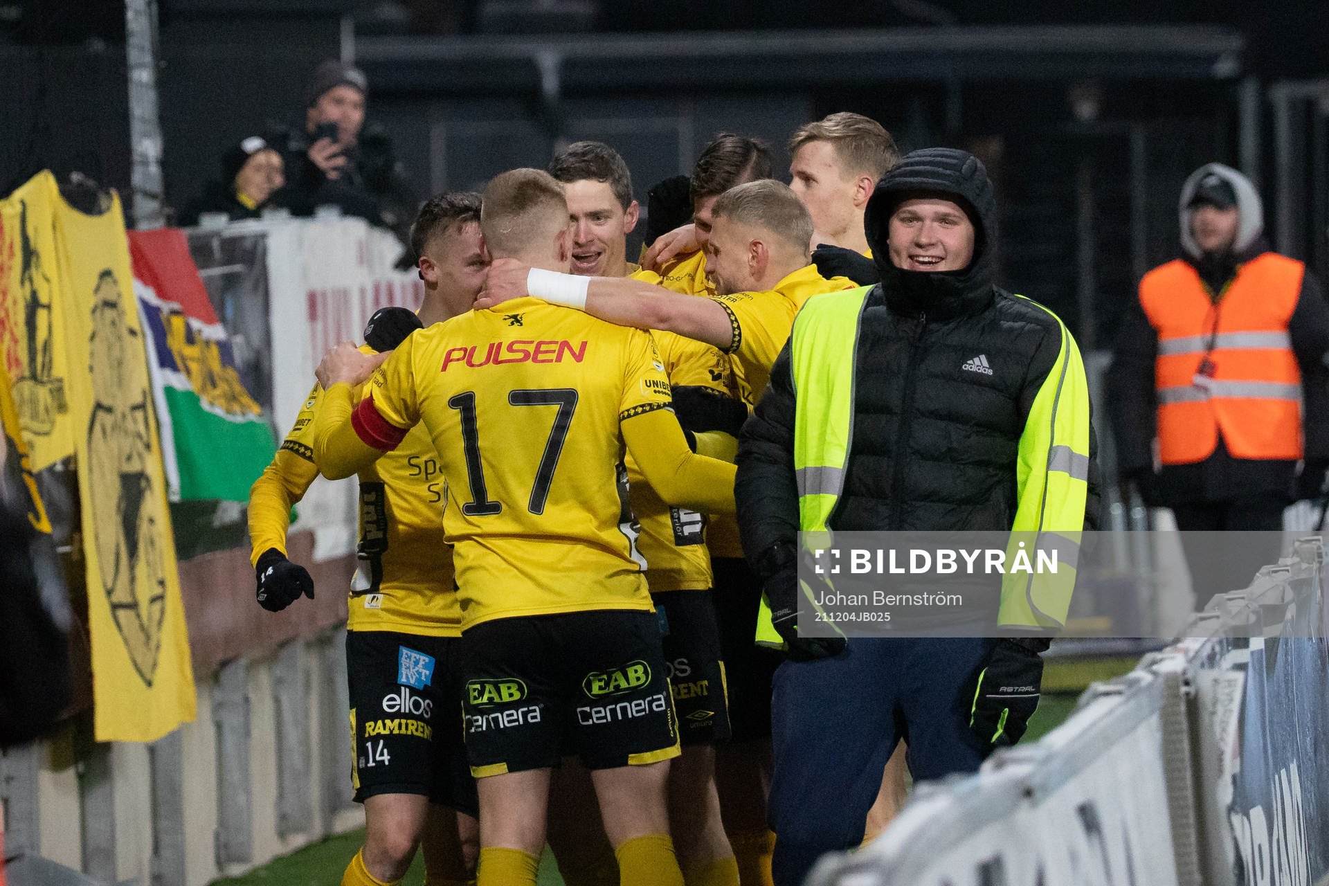 Elfsborgs spelare jublar