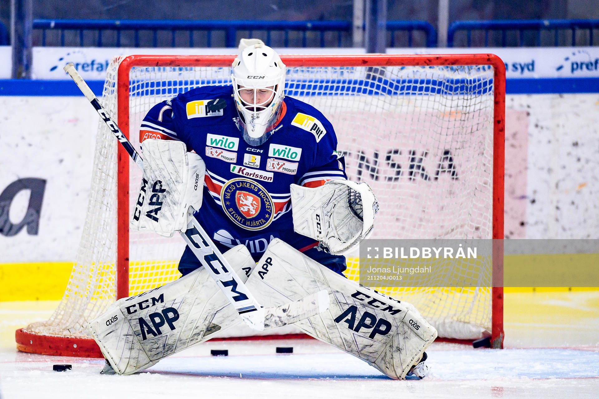 Växjös målvakt Albin Boija