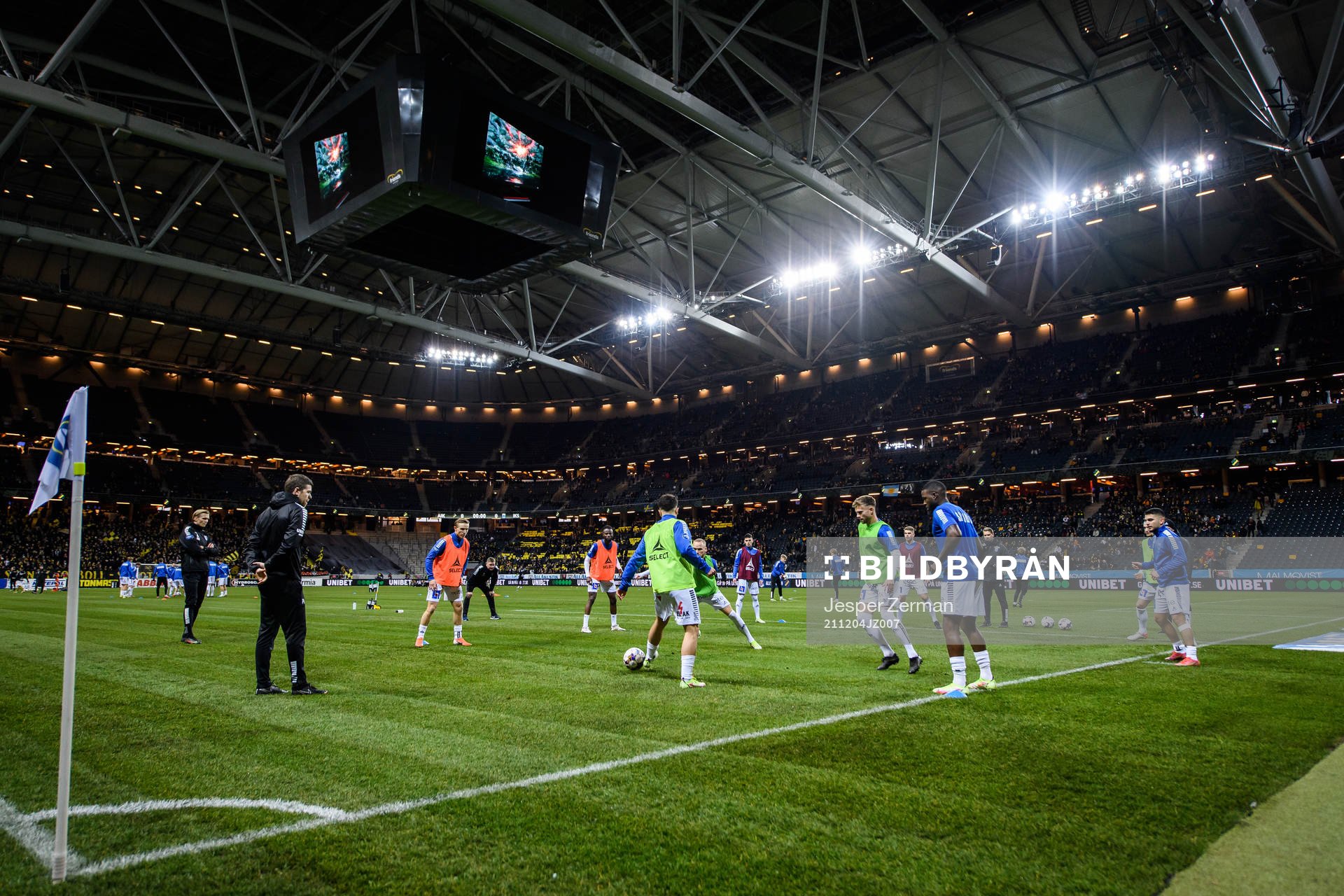 Sirius spelare värmer upp