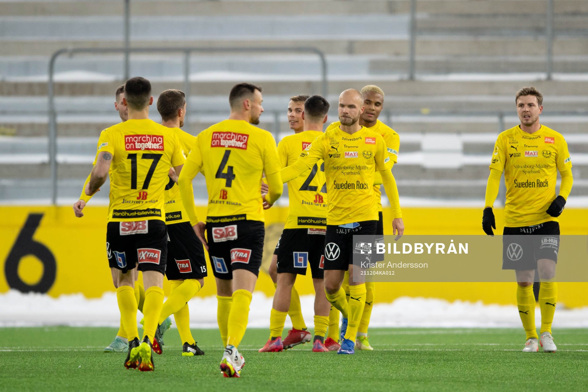 Mjällbys Amin Sarr jublar