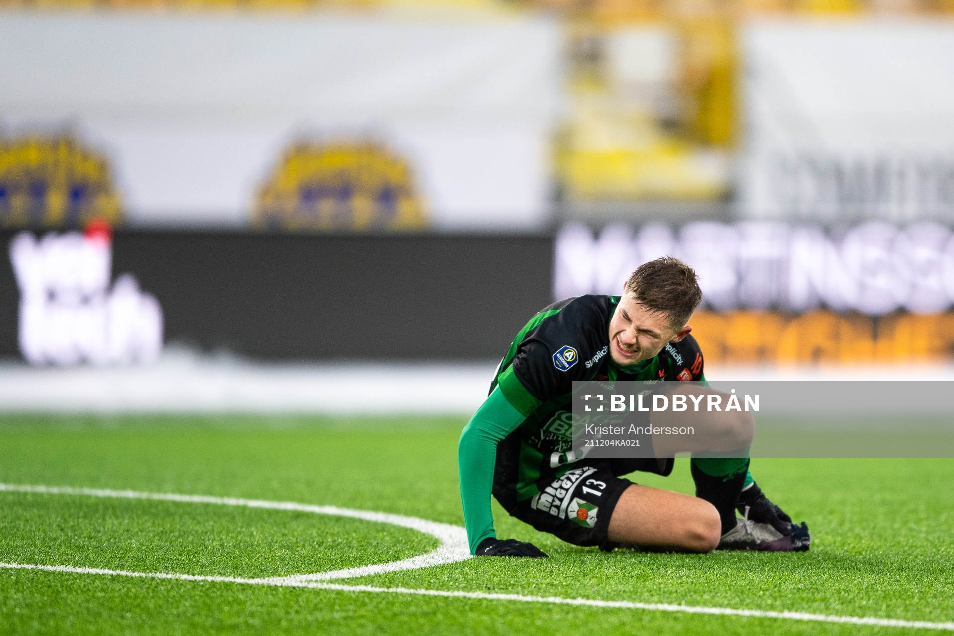 Varbergs Oliver Alfonsi har ont