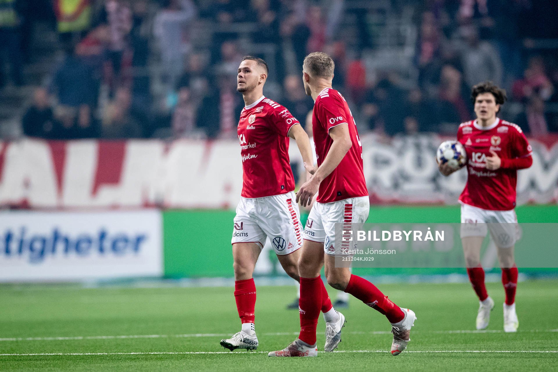 Kalmars Erik Israelsson jublar