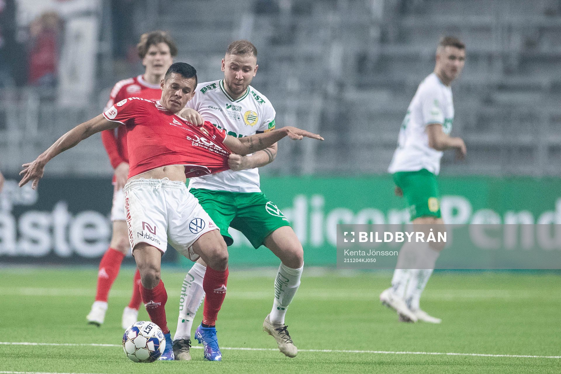 Kalmars Romario Pereira Sipiao och Hammarbys Darijan Bojanic