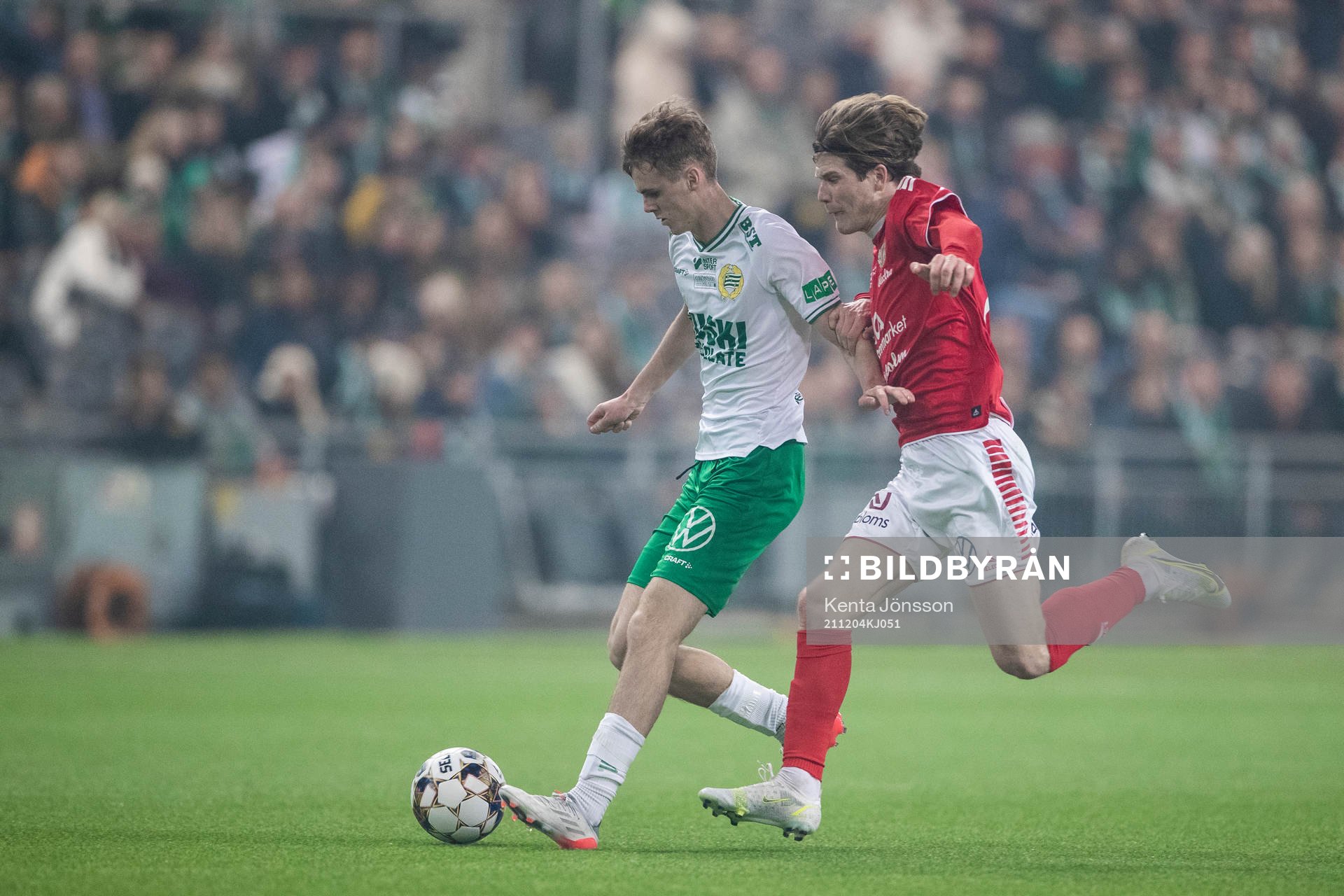 Hammarbys Williot Swedberg och Kalmars Oliver Berg
